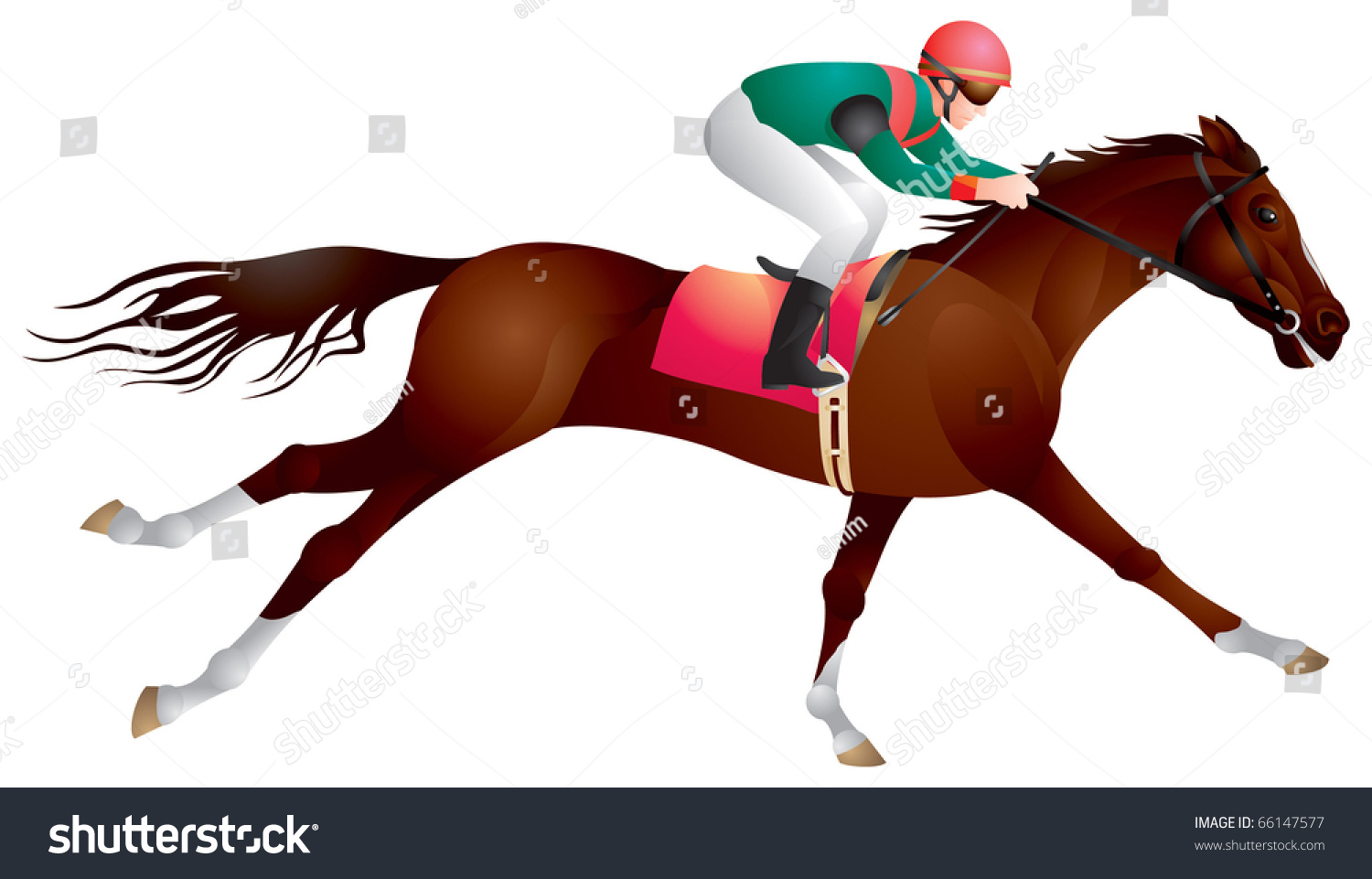 clipart horse and jockey - photo #47