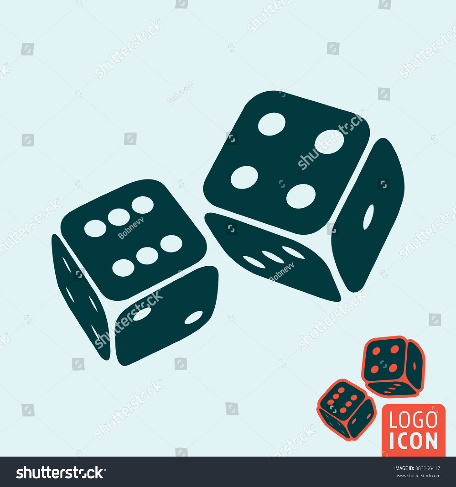 Casino game icon vector