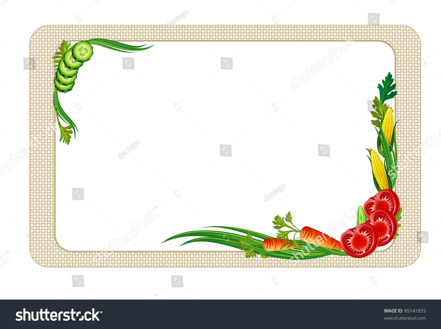 Nutrition Chart Border Design 