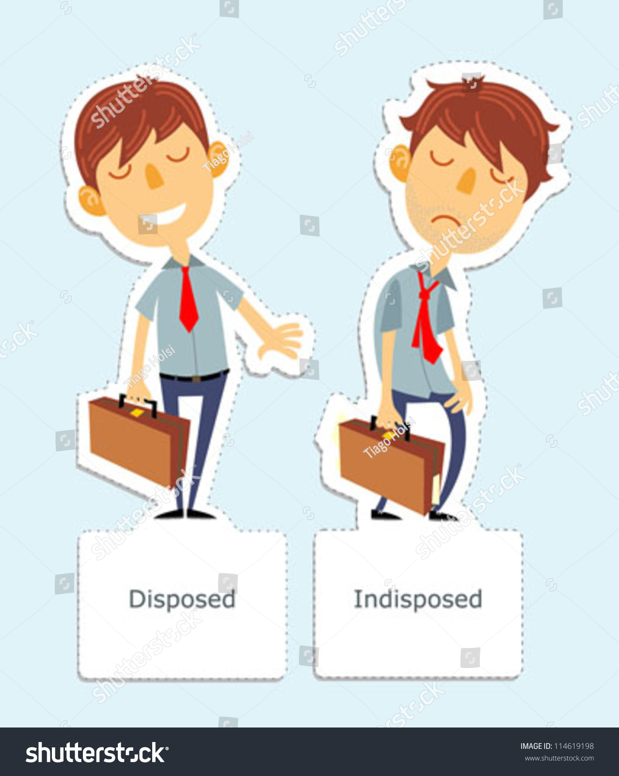 Disposition Stock Vector Illustration 114619198 Shutterstock