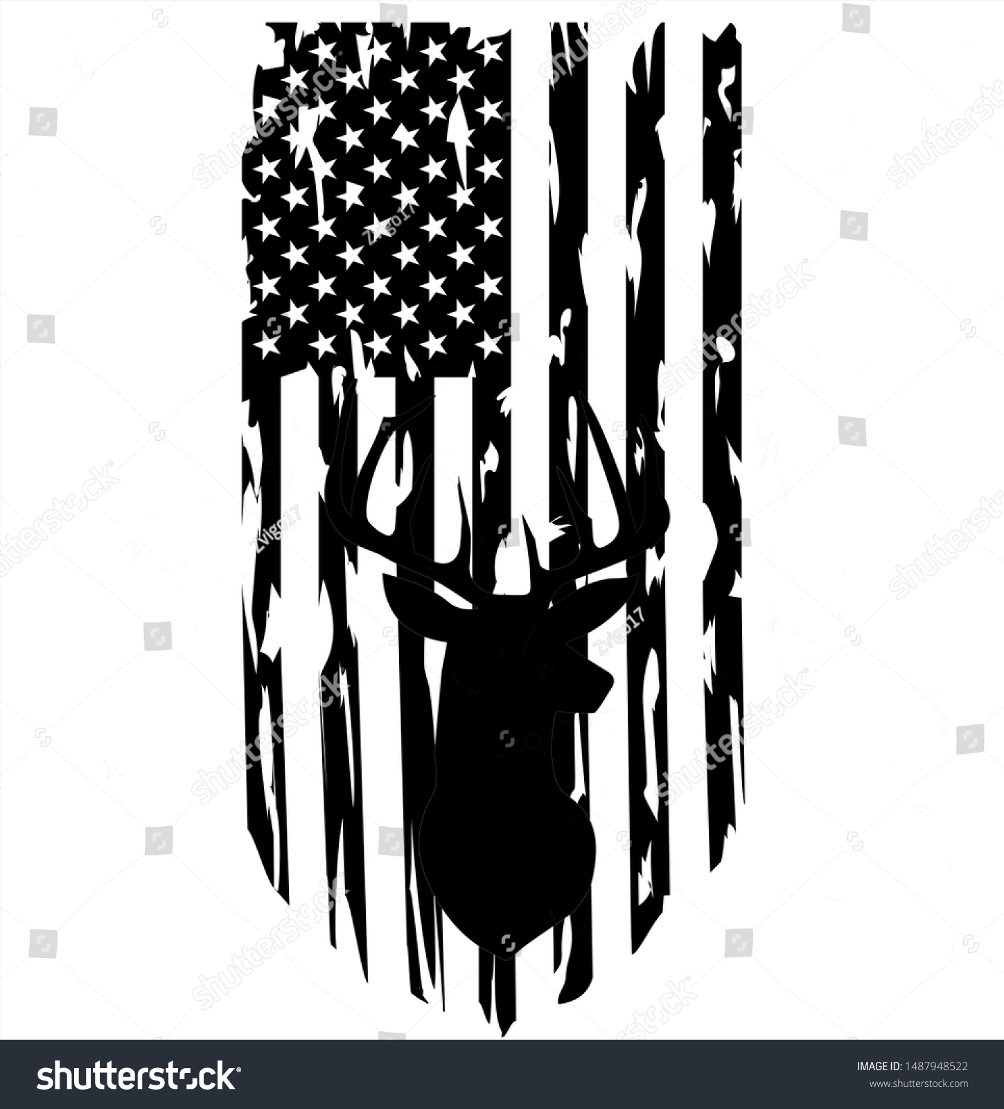 Hunting Flag Svg Hunting Svg Distressed Flag Svg Deer Hunter Svg The Best Porn Website