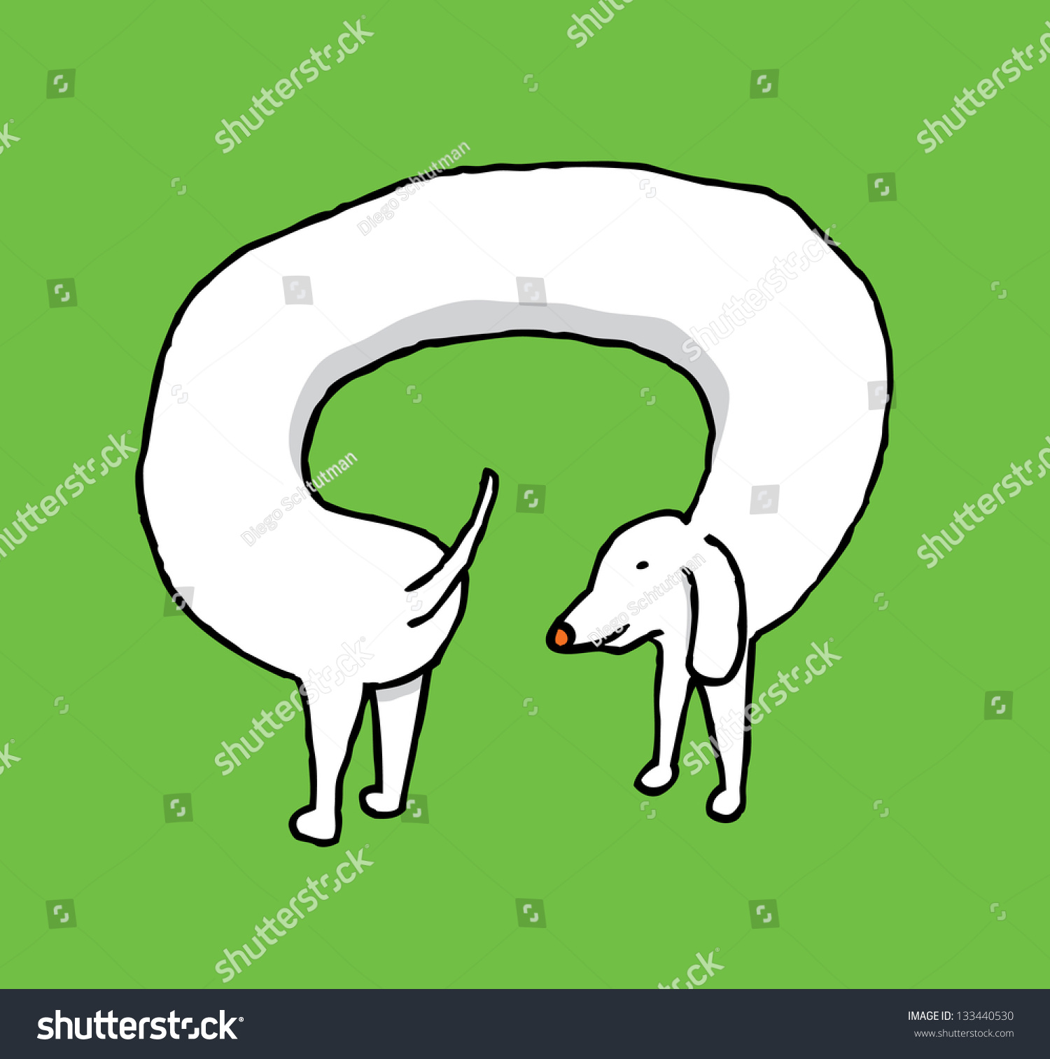 clipart dog chasing tail - photo #7