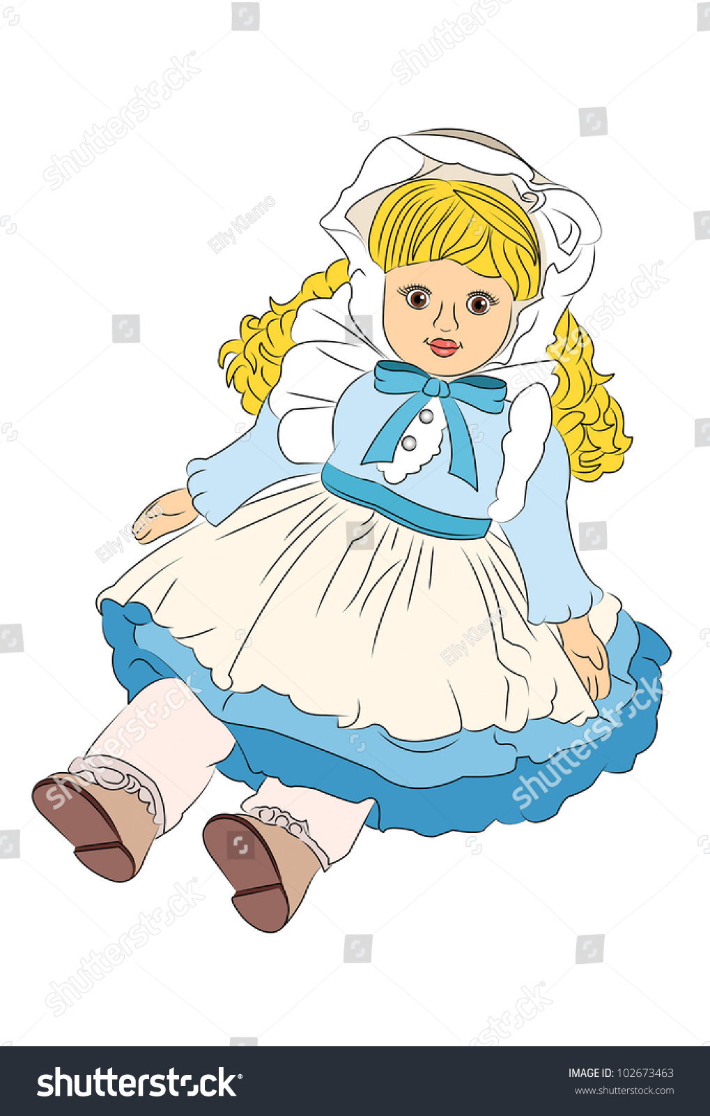 dolly doll cartoon