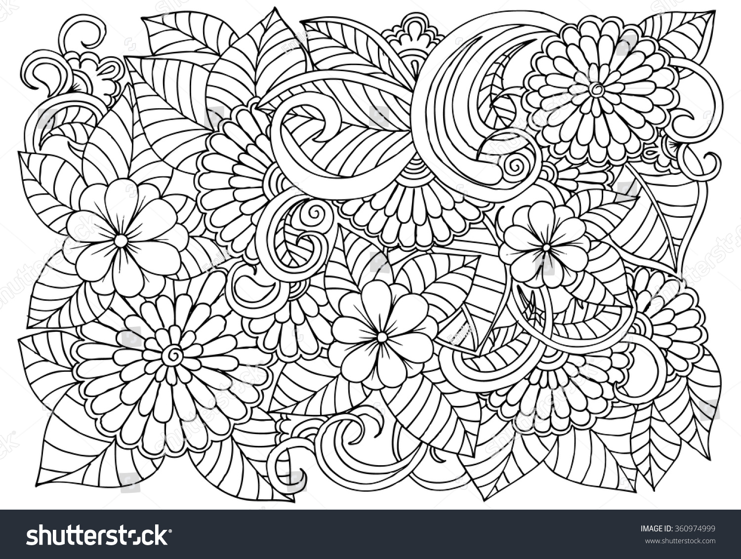 zen doodle free coloring pages - photo #49