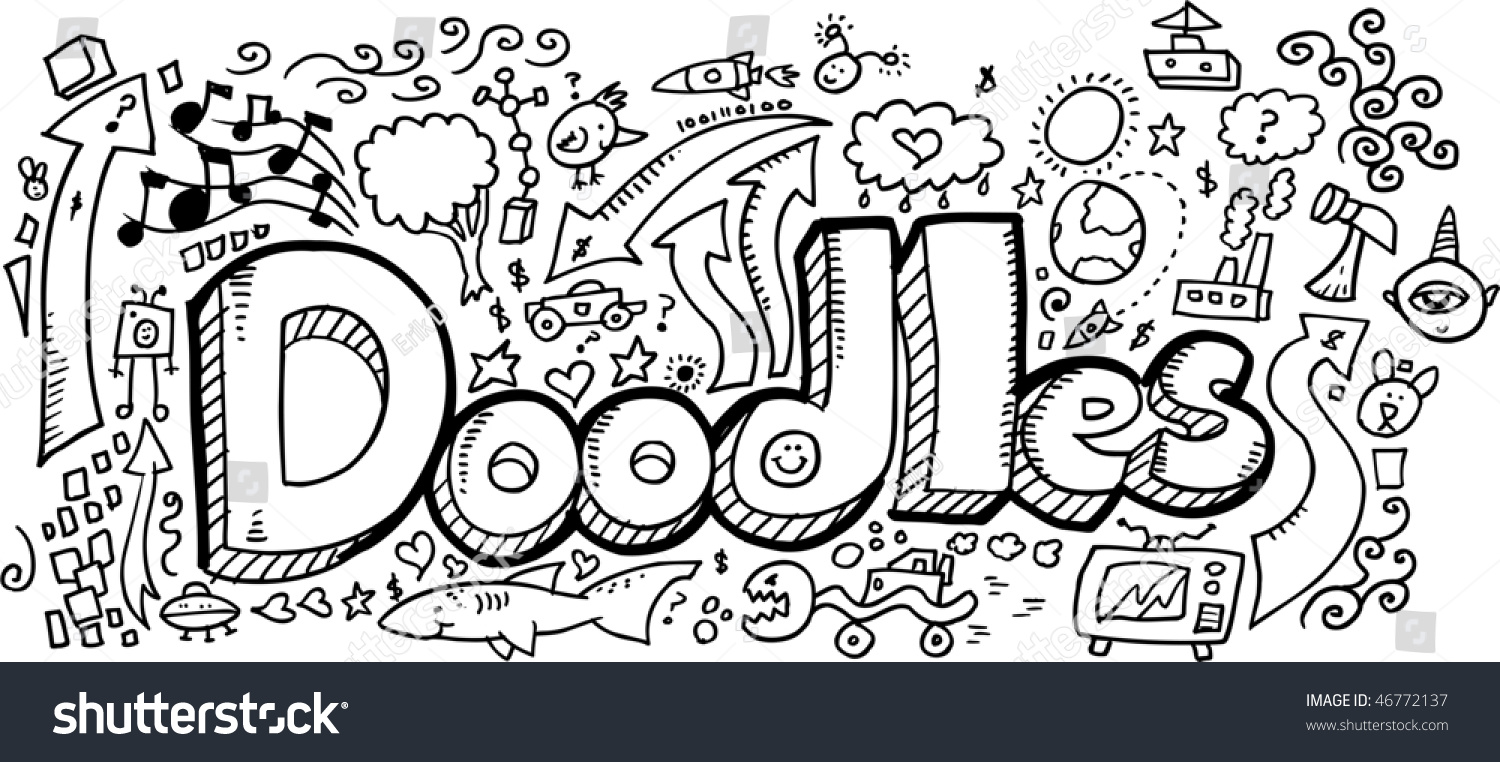 Doodle Sketch Drawing Vector - 46772137 : Shutterstock