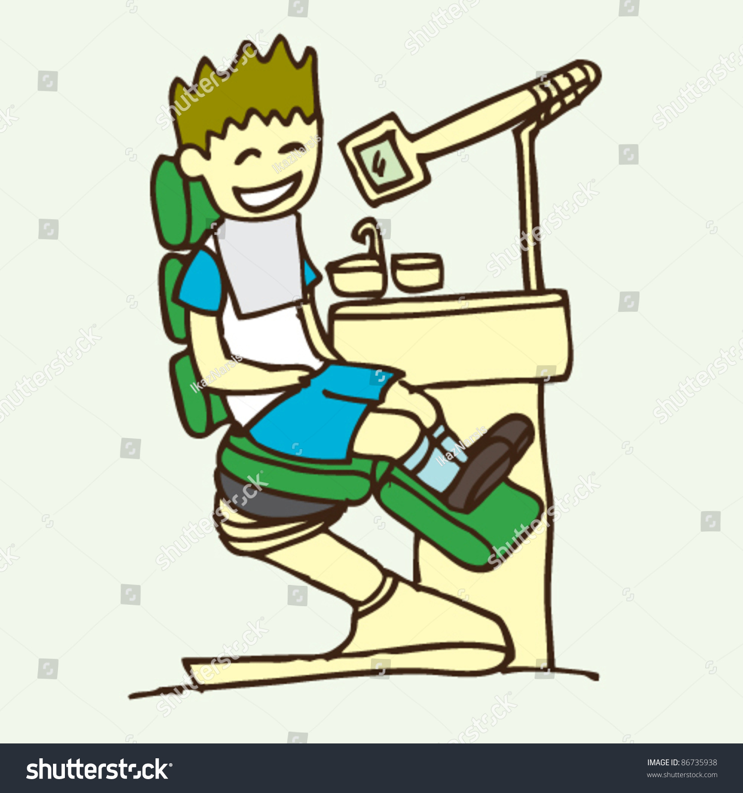 Doodle Sketchy Illustration Of Dentist - 86735938 : Shutterstock