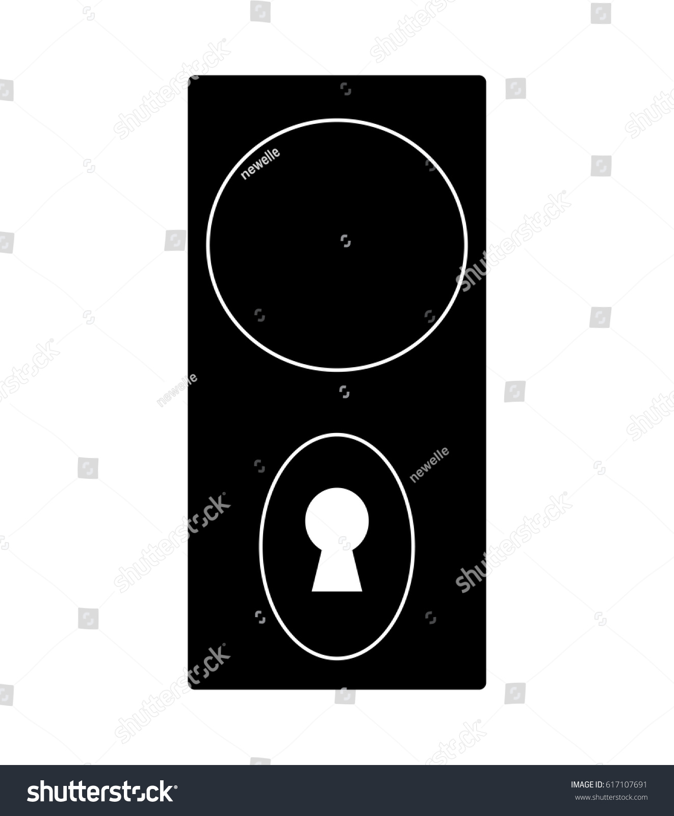 Door Knob Handle Vector Symbol Icon Stock Vector Royalty Free