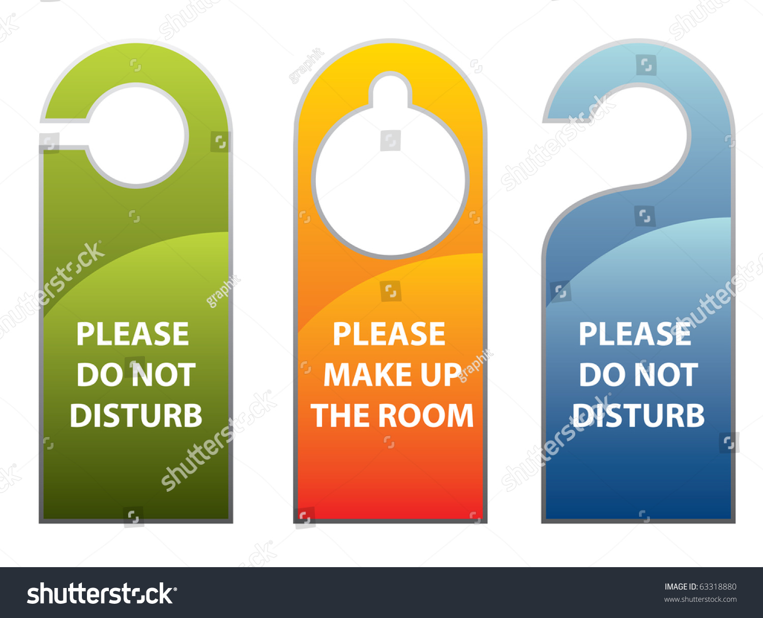 door-knob-or-hanger-sign-do-not-disturb-stock-vector-illustration