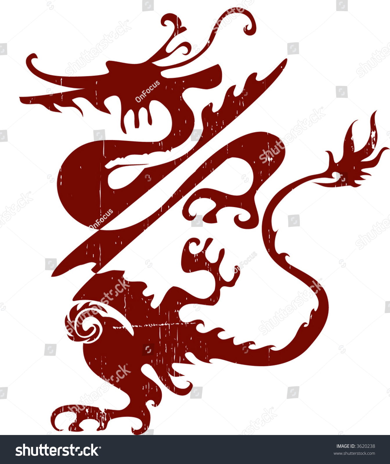 Dragon Stock Vector Royalty Free