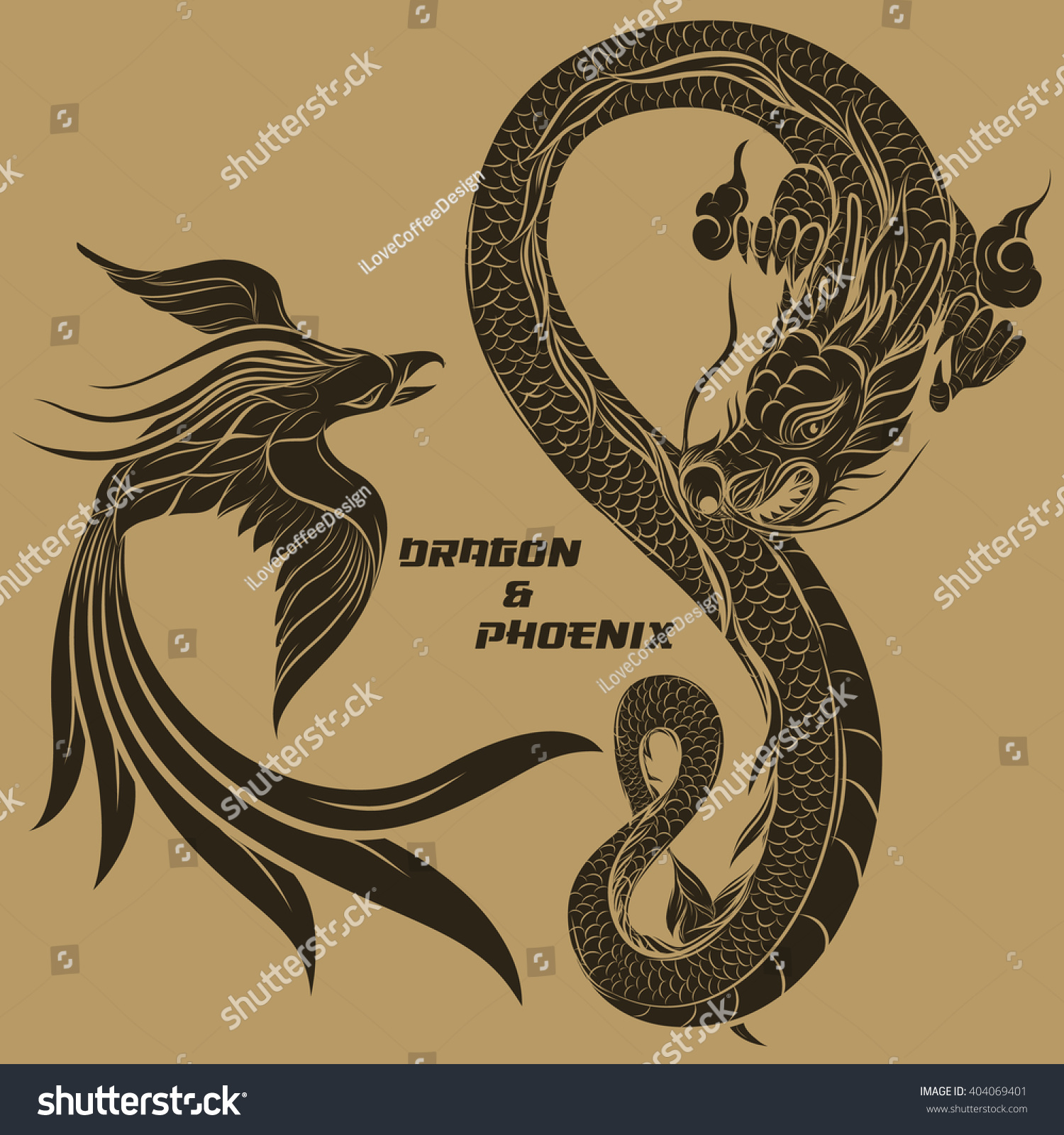 dragon and phoenix dragon and phoenix