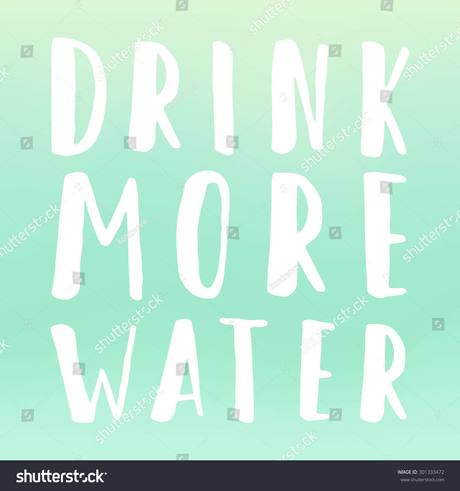 Drink More Water Motivational Poster Stock Vector Illustration 301333472 Shutterstock 3269