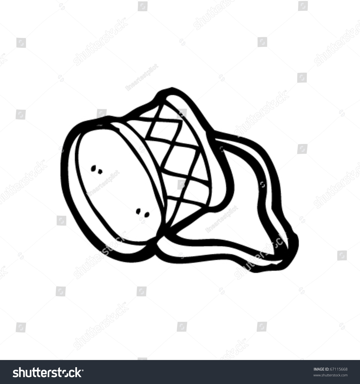 Drum Cartoon Stock Vector Illustration 67115668 : Shutterstock