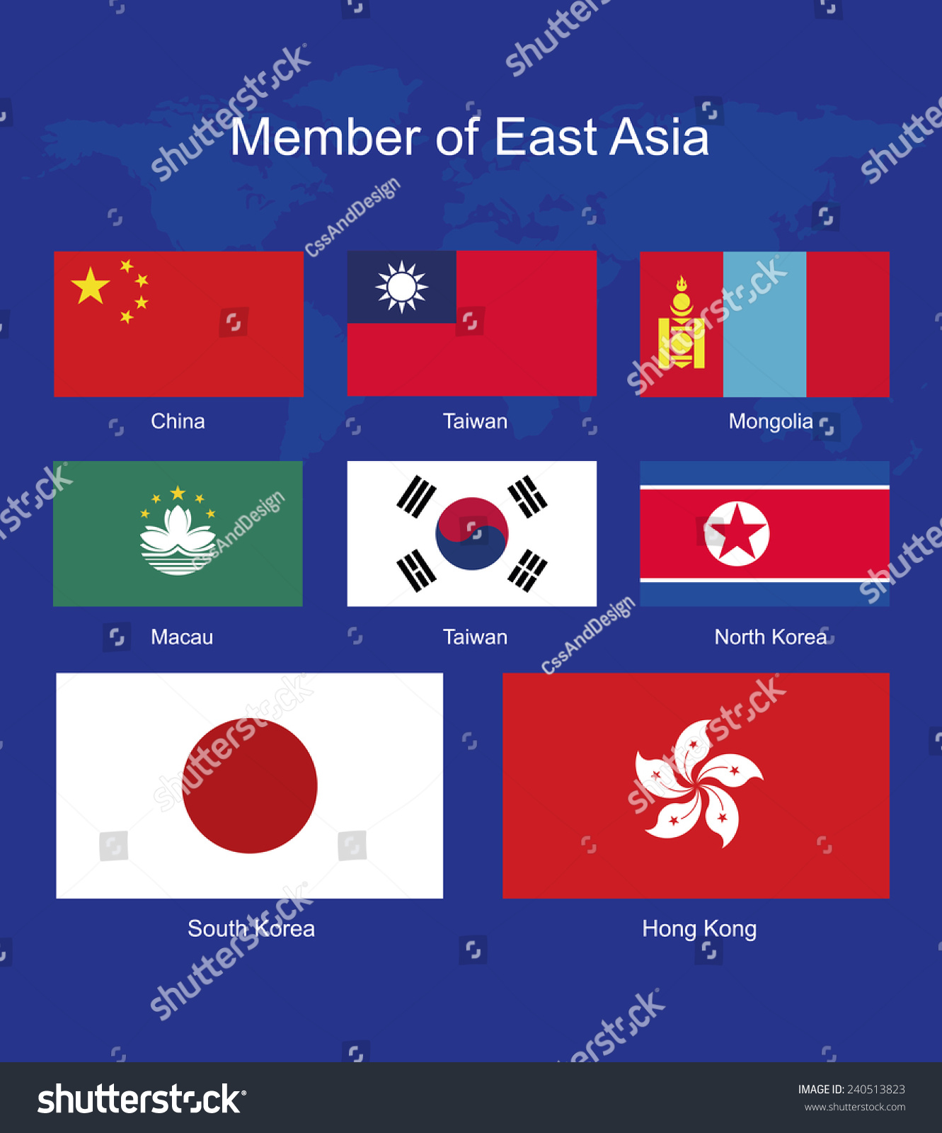 East Asian Flags 82