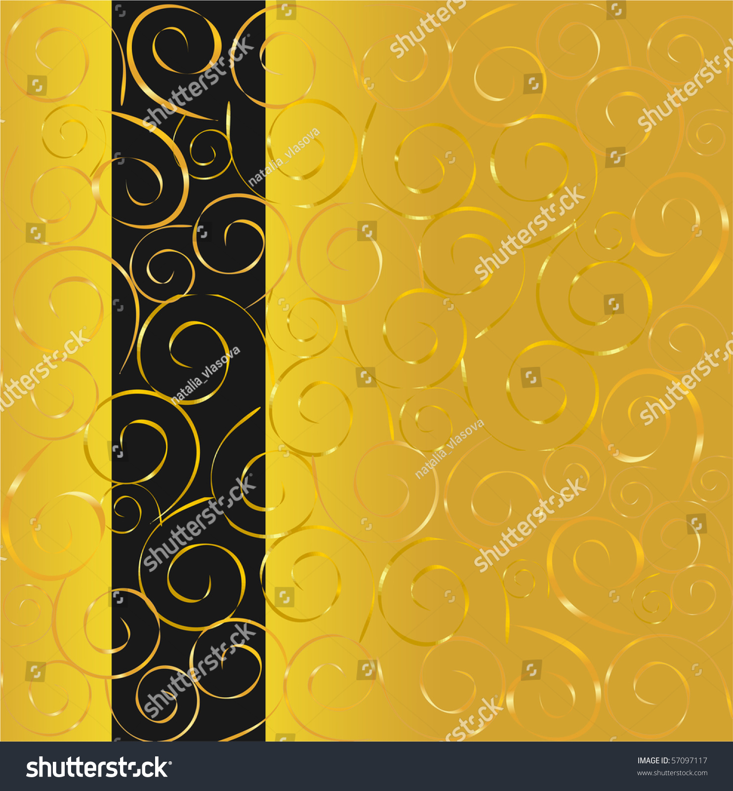 Elegant Black Gold Background Stock Vector 57097117 - Shutterstock