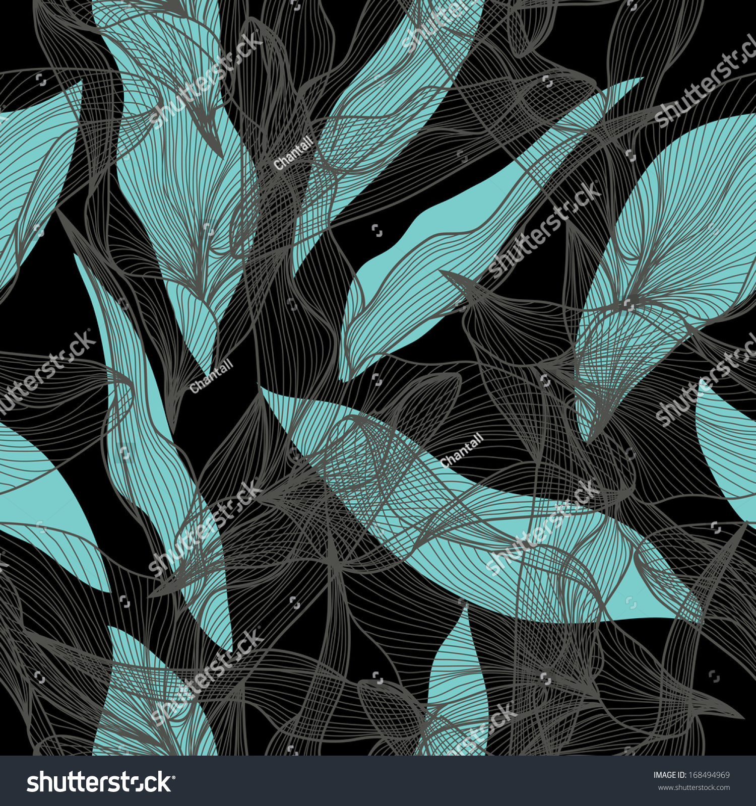 Seamless Pattern With Decorative Leaves Seamless Pattern With Decorative Leaves For Your