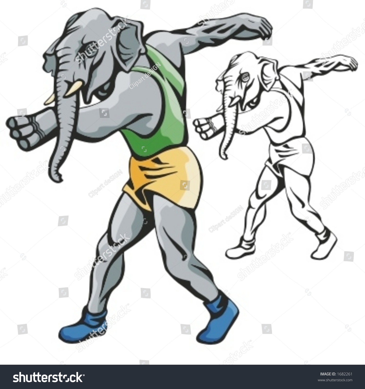 elephant mascot clipart - photo #25