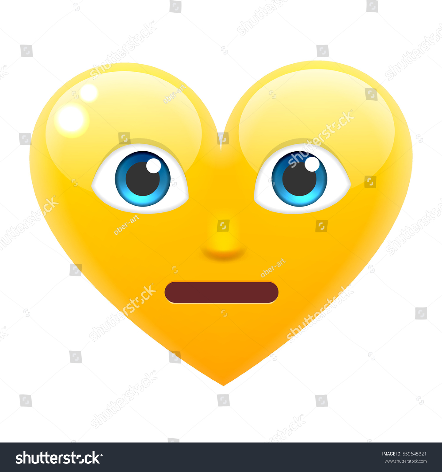 Embarrassed Heart Smile Emoticon Embarrassed Heart Stock Vector The Best Porn Website