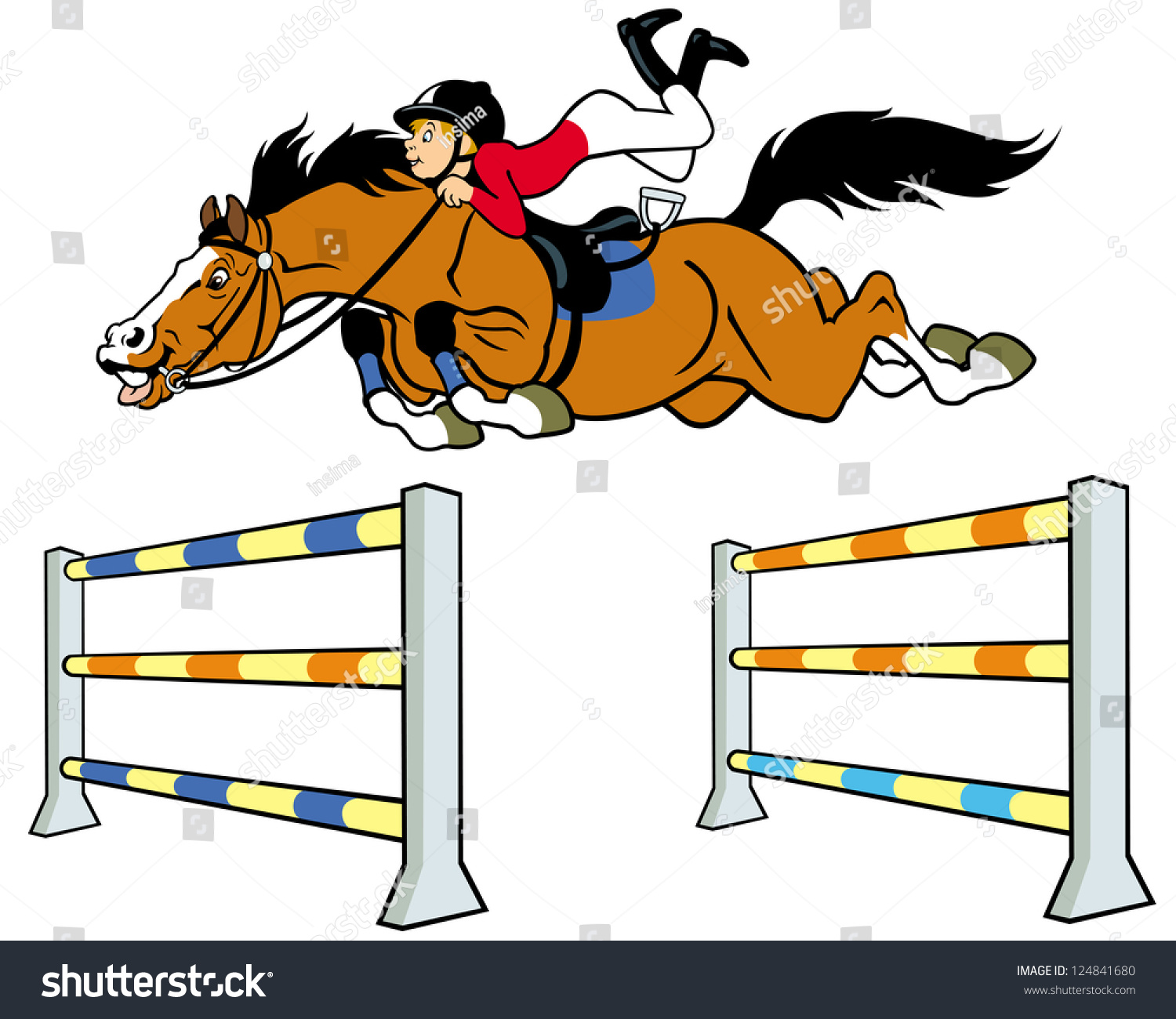 horse jumping clipart - photo #46