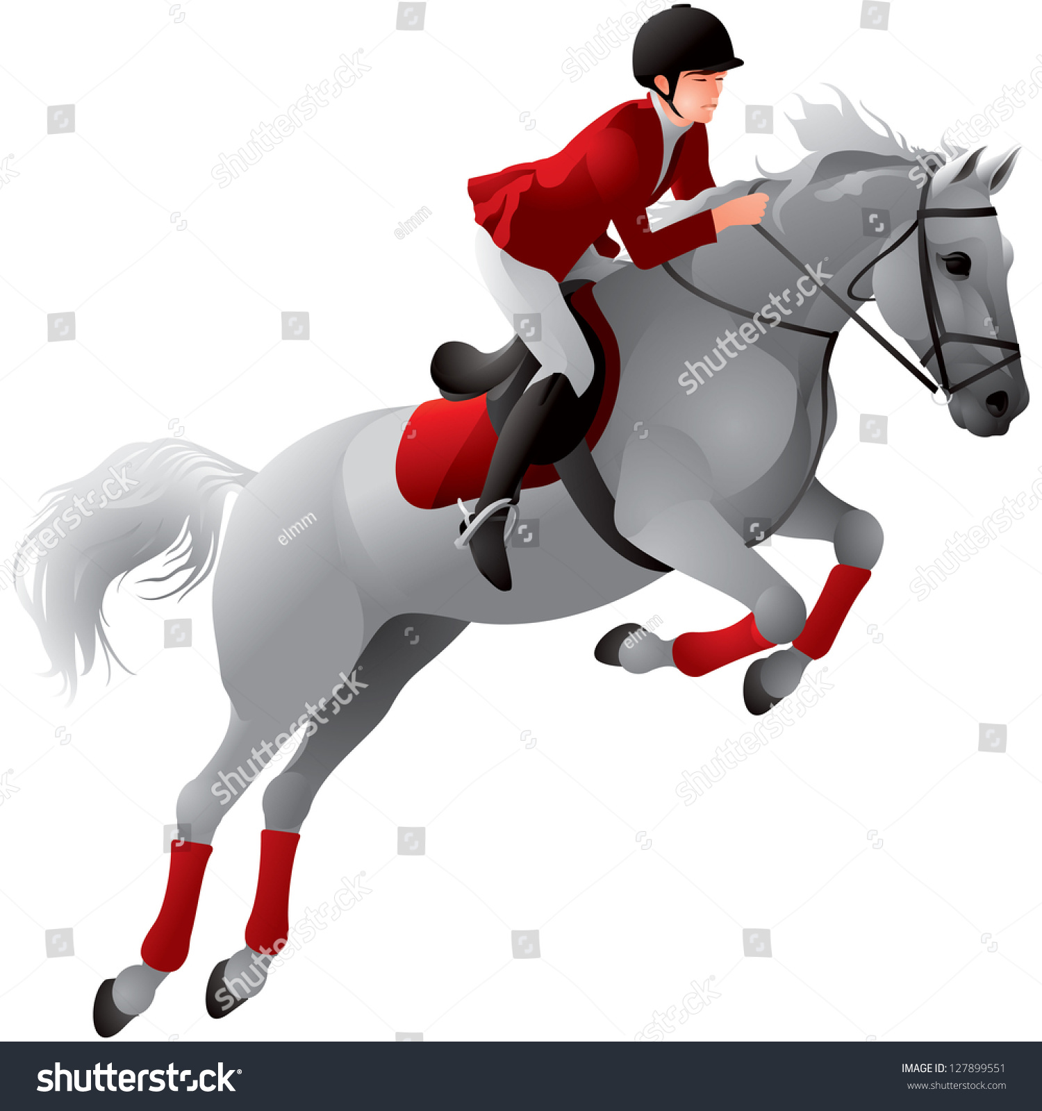 horse jumping clipart - photo #37