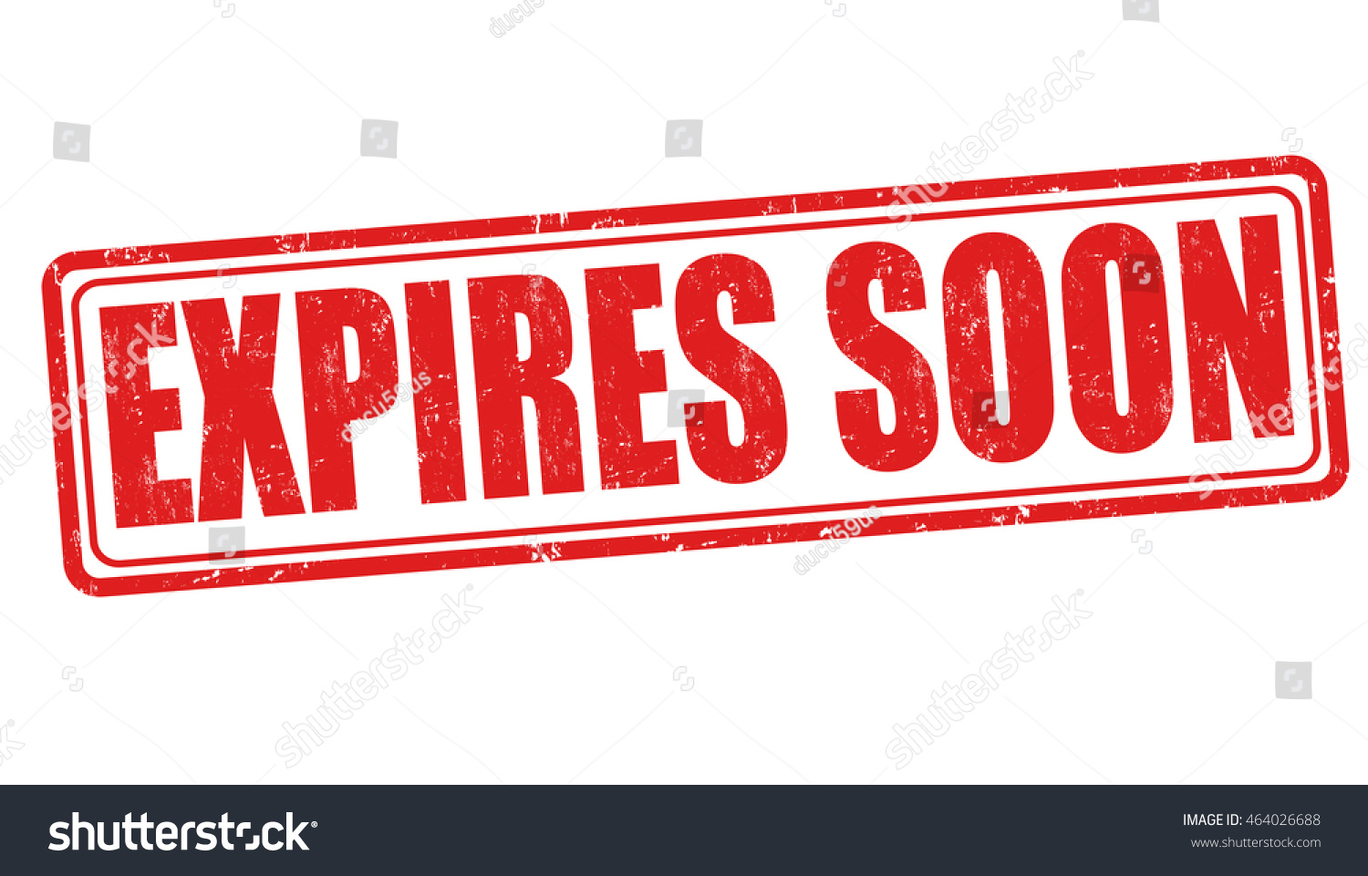 Expires Soon Grunge Rubber Stamp On Stock Vector Royalty Free