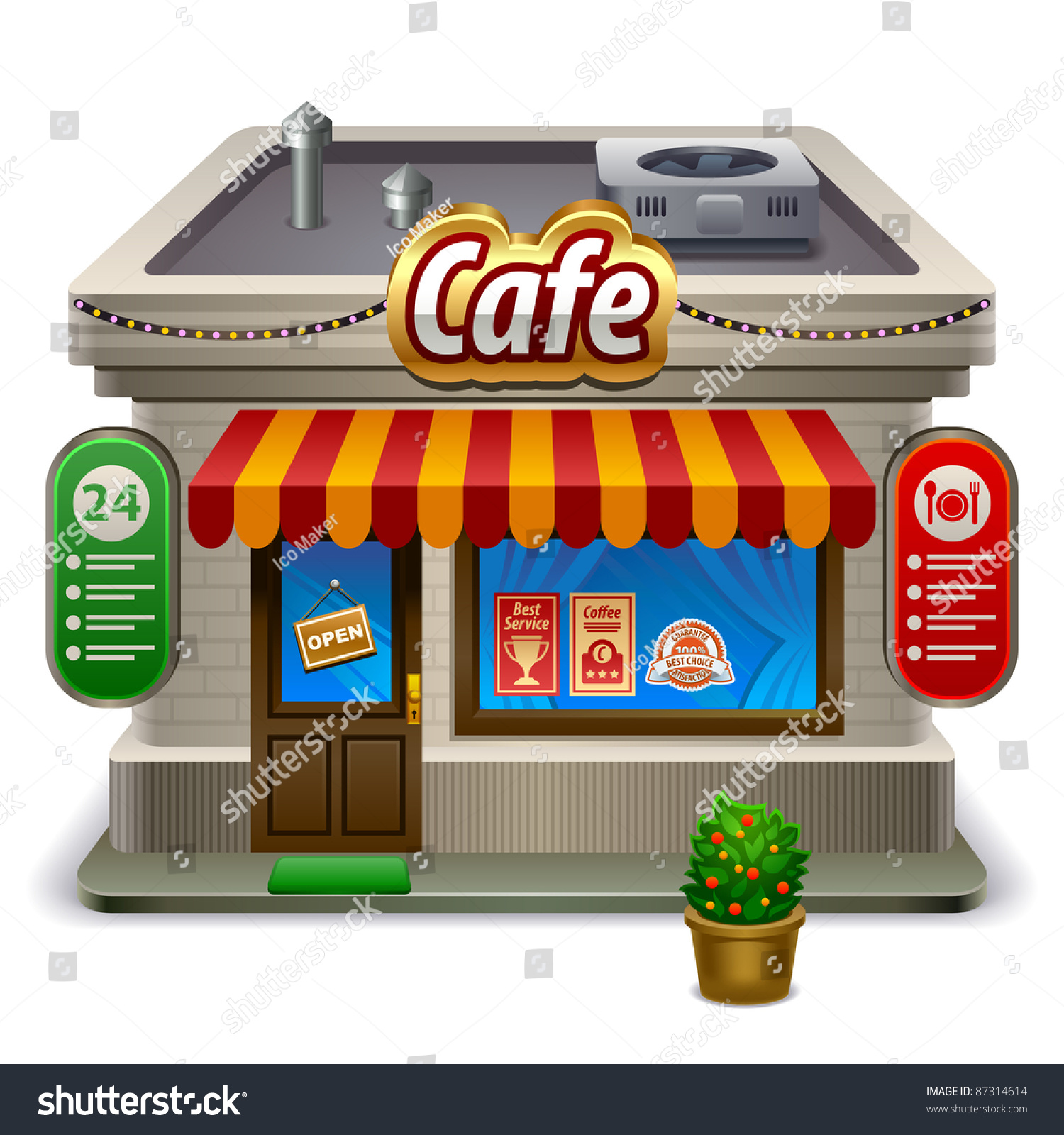 cafe clipart vector - photo #50