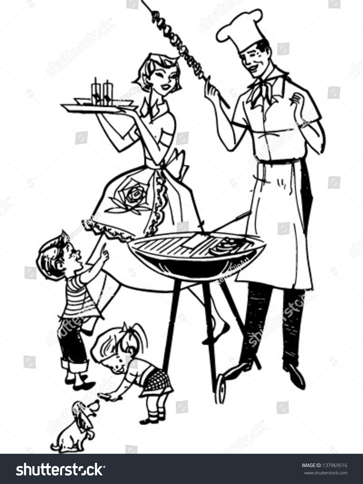 family barbecue clipart - photo #16