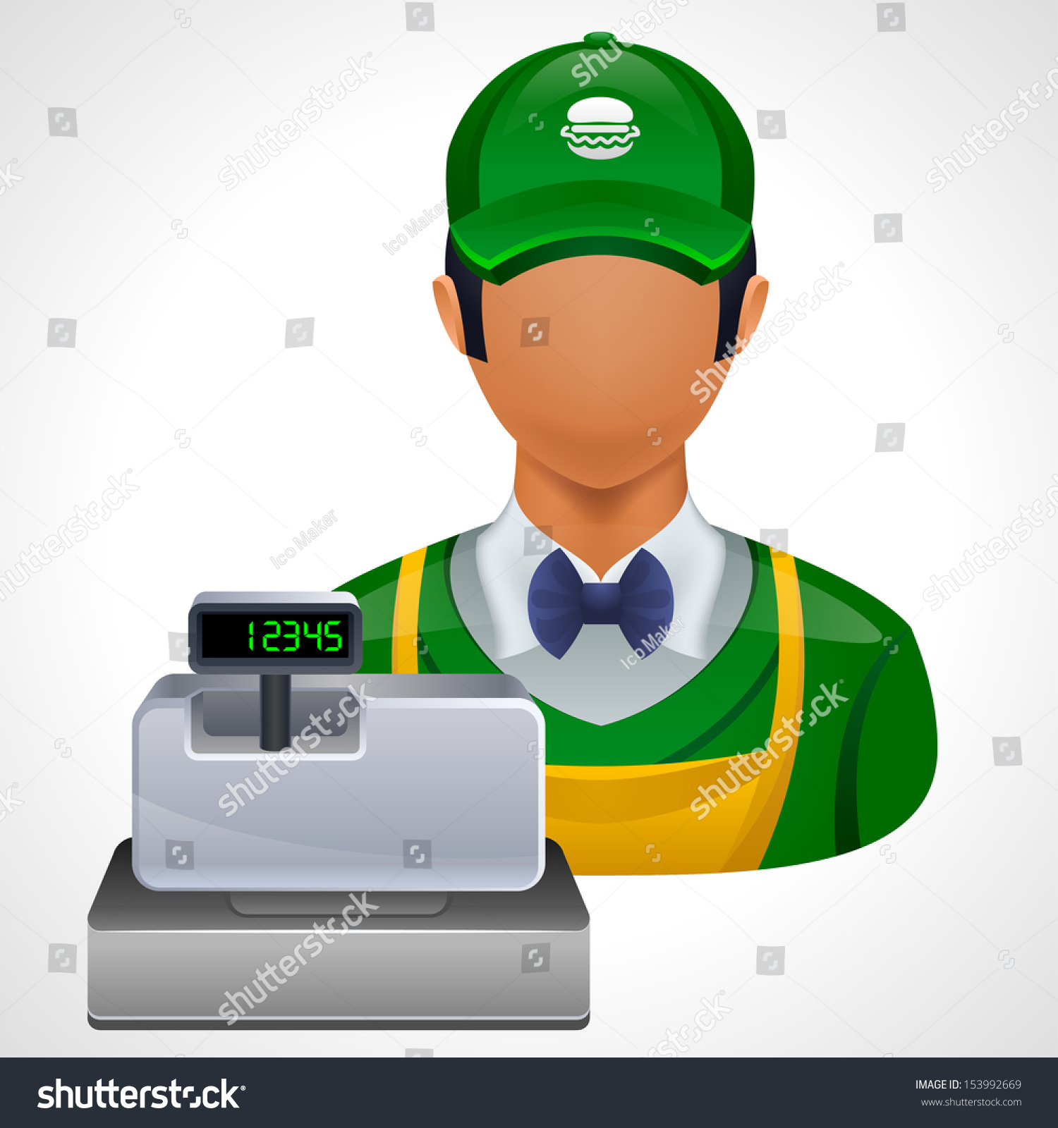 fast food worker clipart - photo #22