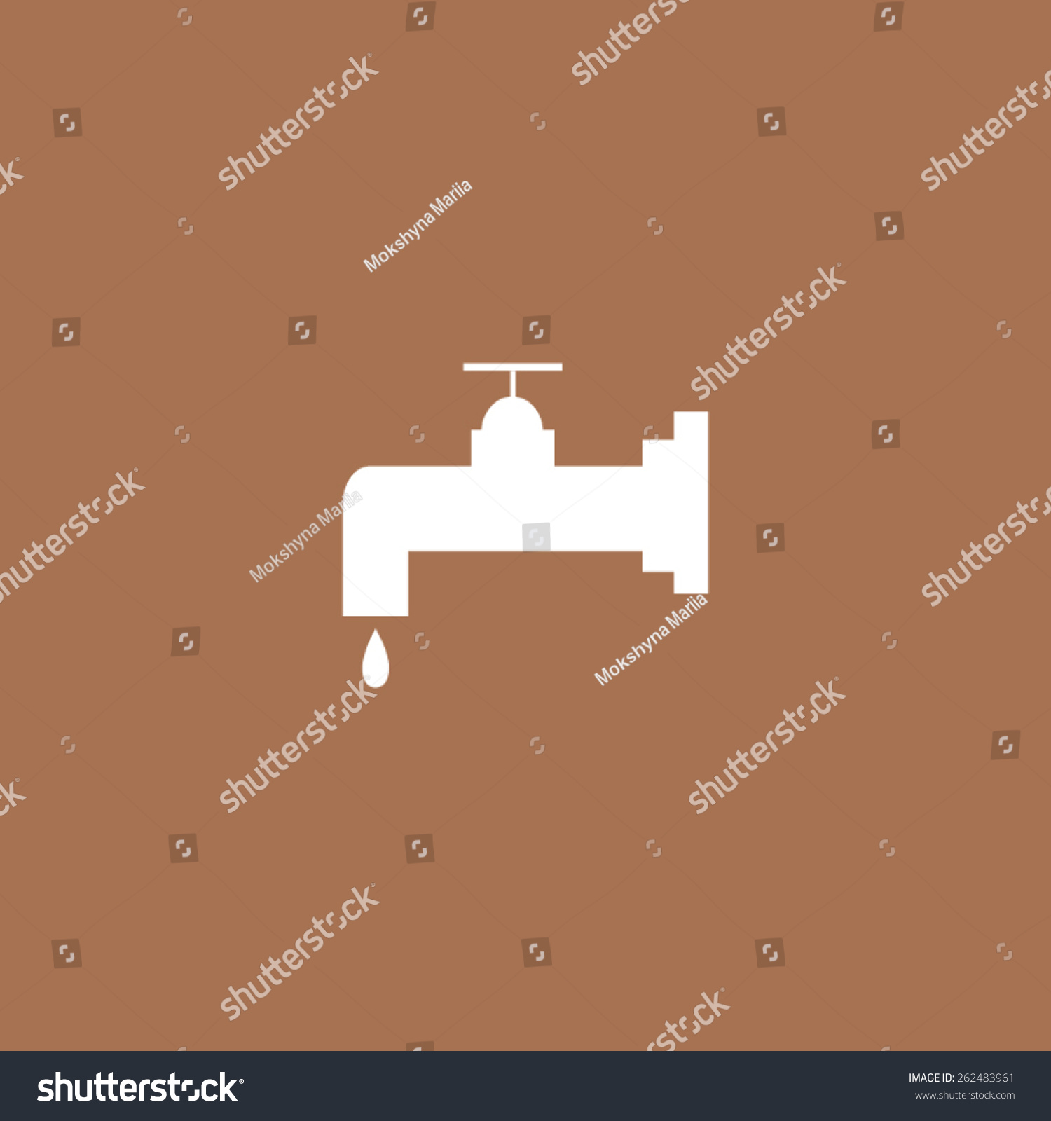 Faucet Stock Vector Illustration 262483961 : Shutterstock