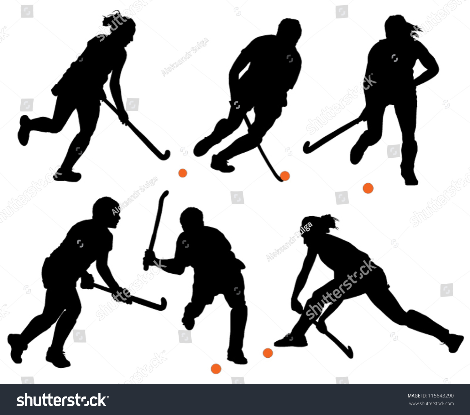 clip art illustrations field hockey - photo #25