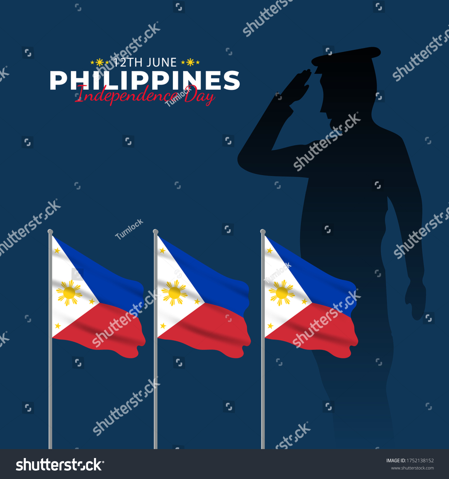 Vektor Stok Filipino Araw Ng Kalayaan Translate Philippine Tanpa Royalti Shutterstock