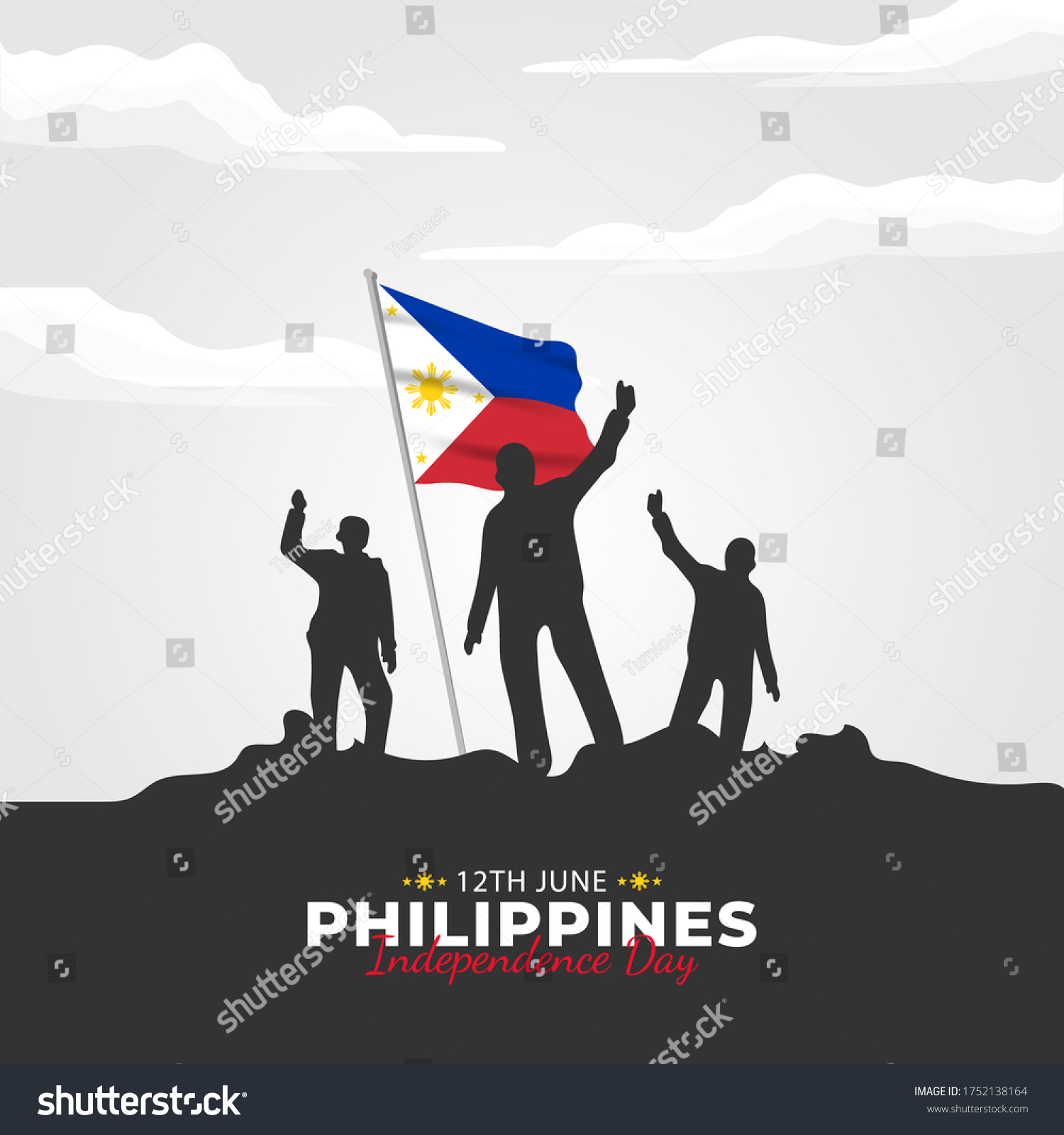 Filipino Araw Ng Kalayaan Translate Philippine Stock Vector Royalty