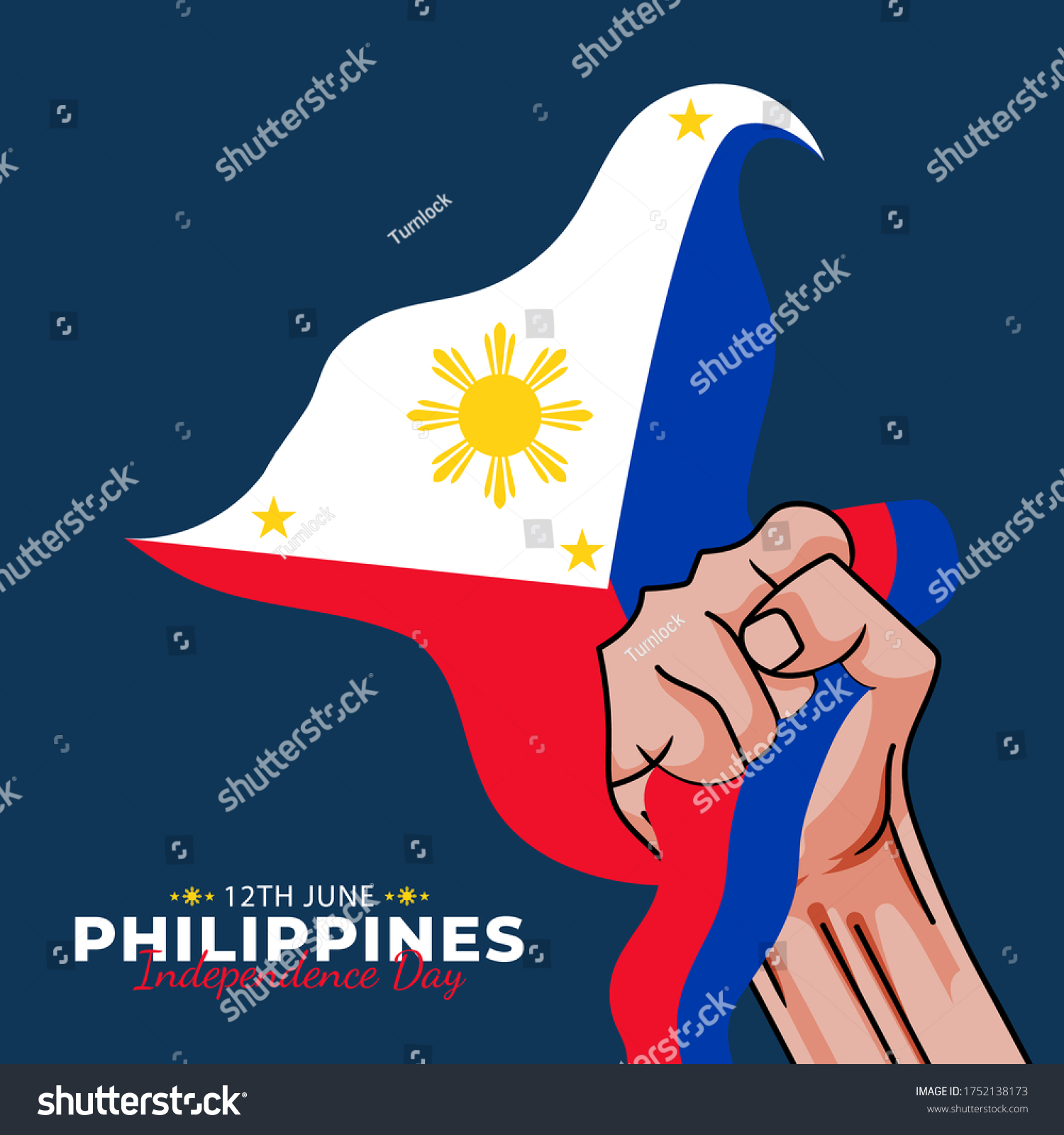 Stock Vektor Filipino Araw Ng Kalayaan Translate Philippine Bez Autorsk Ch Poplatk