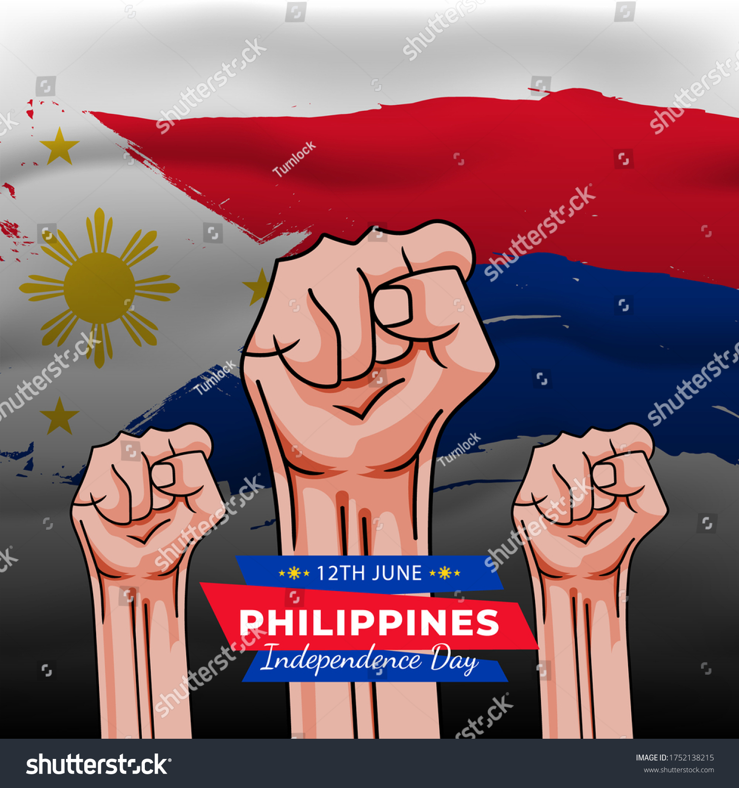 Filipino Araw Ng Kalayaan Translate Philippine Stock Vector Royalty