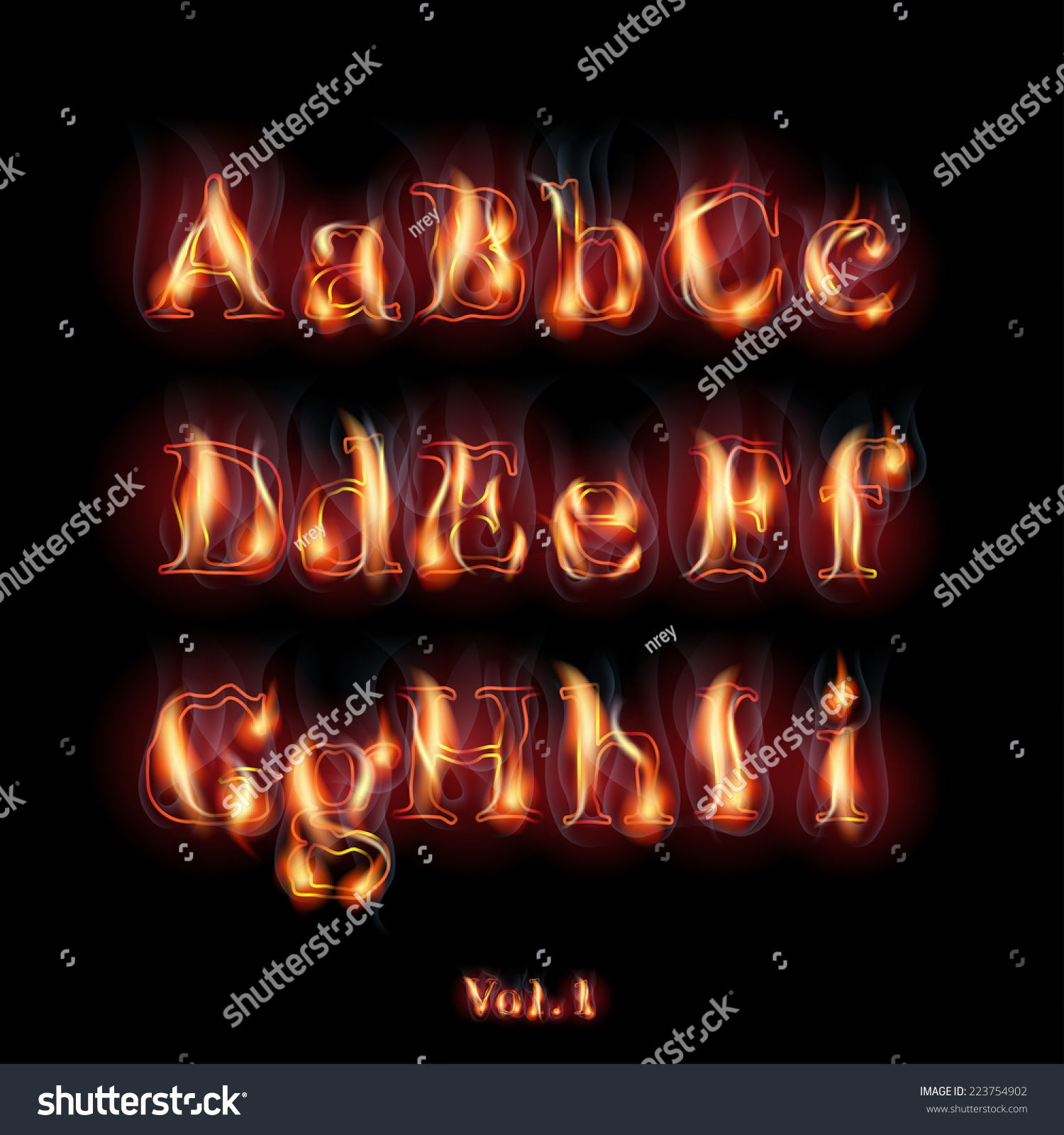 fire-burning-latin-alphabet-letters-set-vol-1-a-i-stock-vector-illustration-223754902