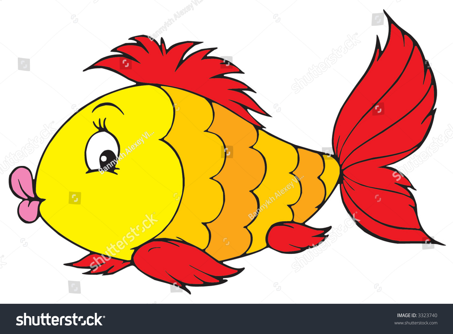 Fish Stock Vector Illustration 3323740 : Shutterstock