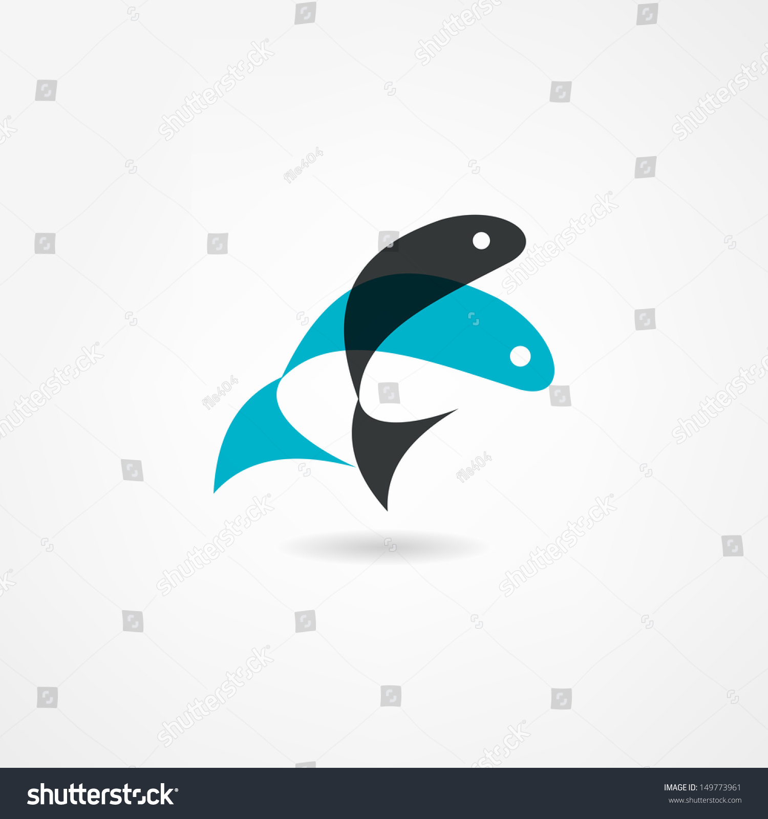 Fish Icon Stock Vector Illustration 149773961 : Shutterstock