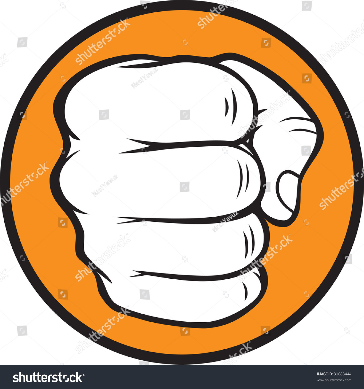 Fist Stock Vector Illustration 30688444 : Shutterstock