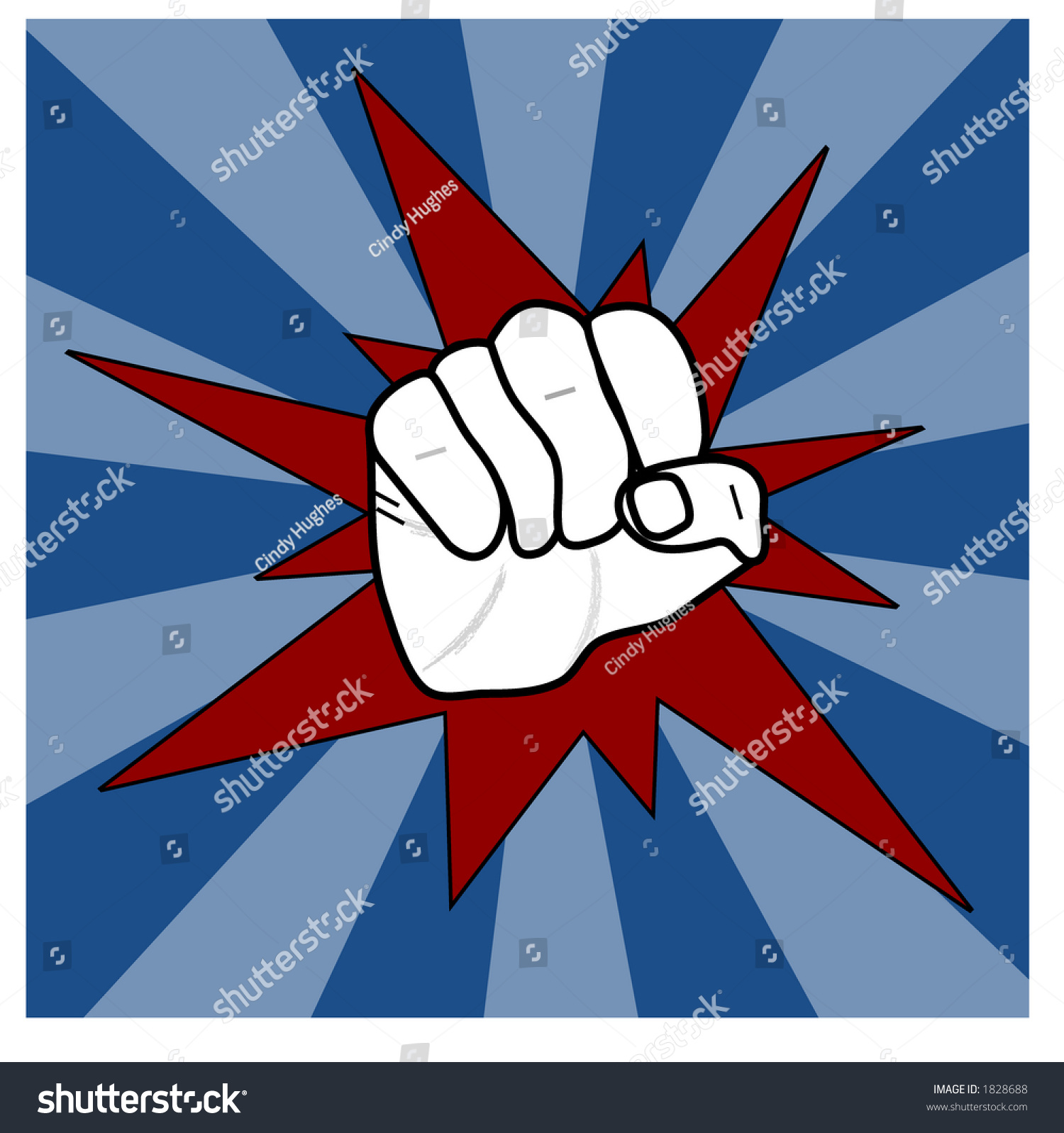 Fist - Punch Illustration - 1828688 : Shutterstock