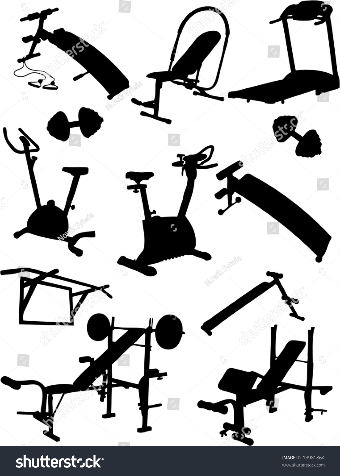 Fitness Vector Icons - 13981864 : Shutterstock