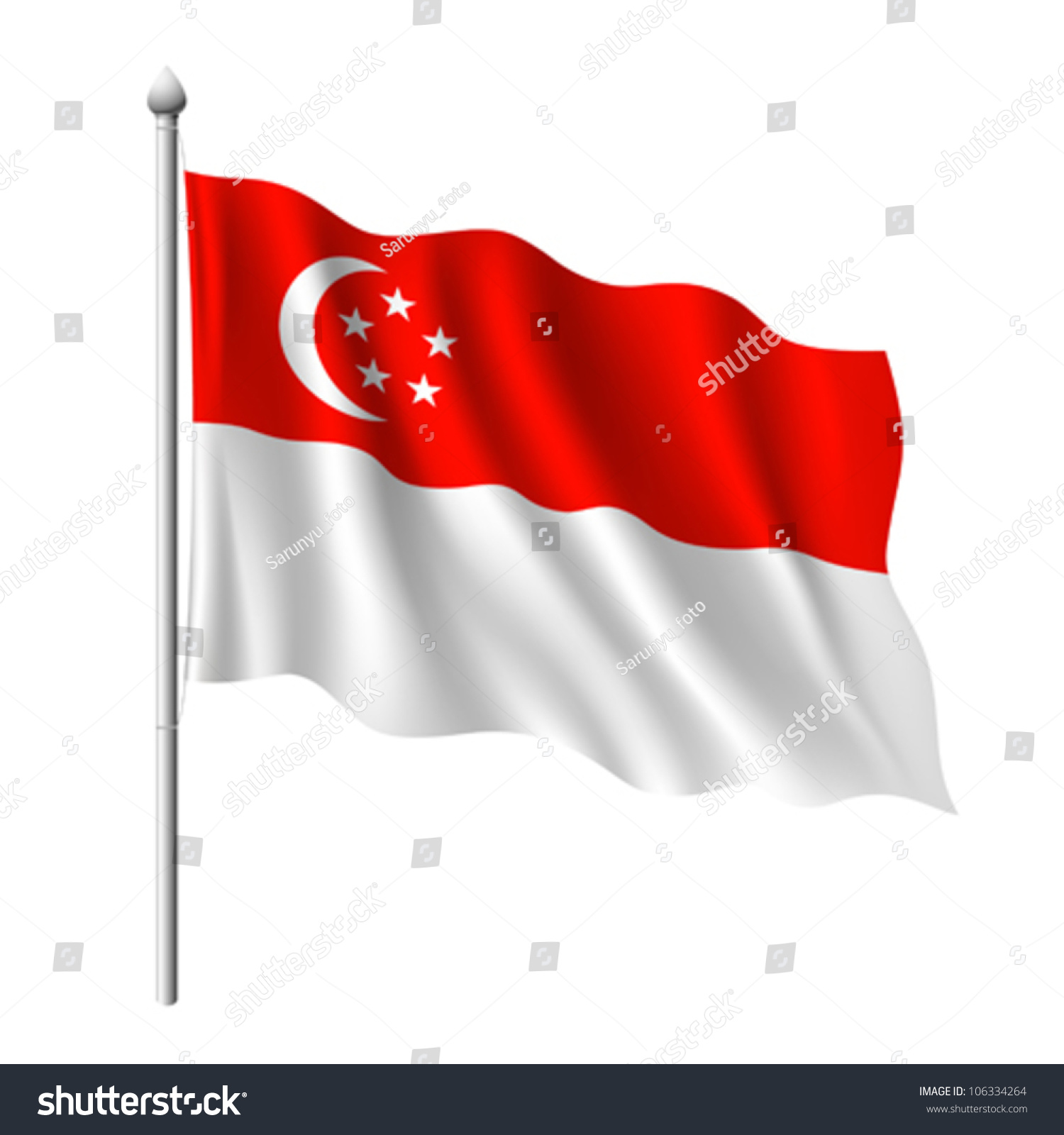 clipart singapore flag - photo #14