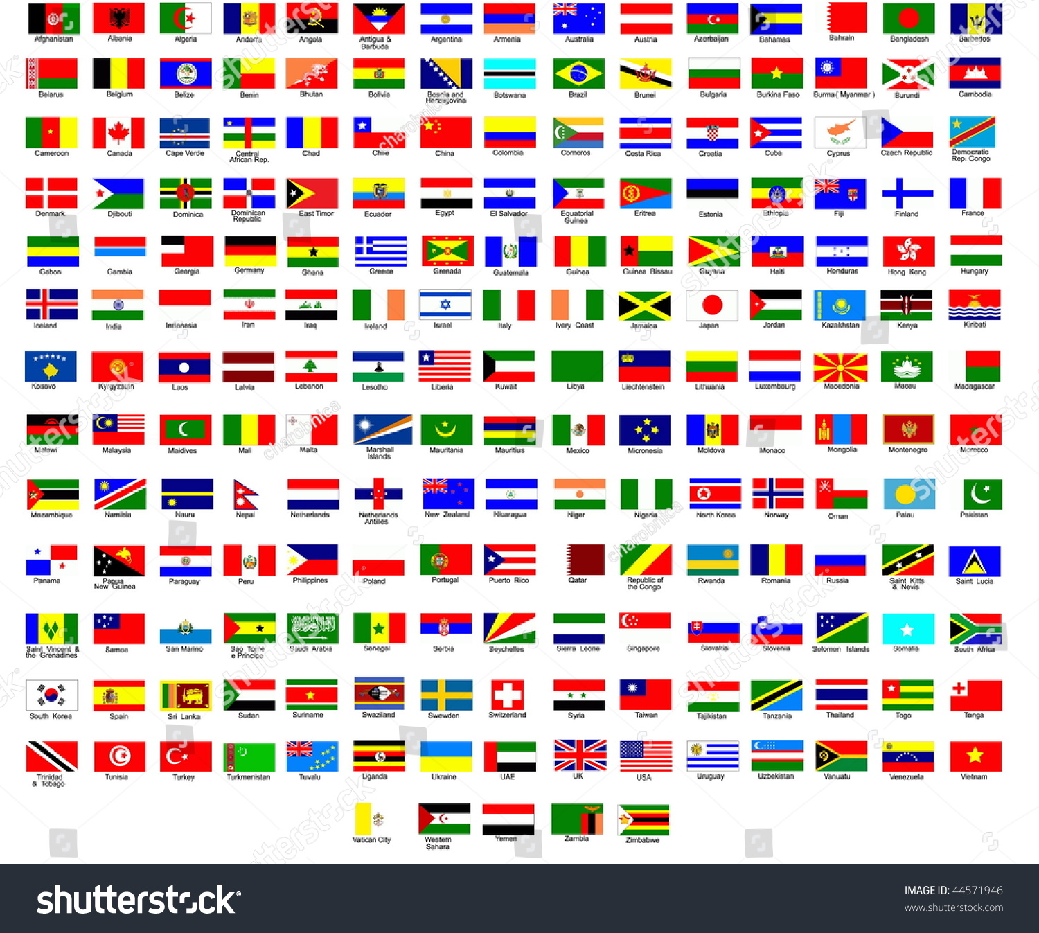 clip art flags nations - photo #31