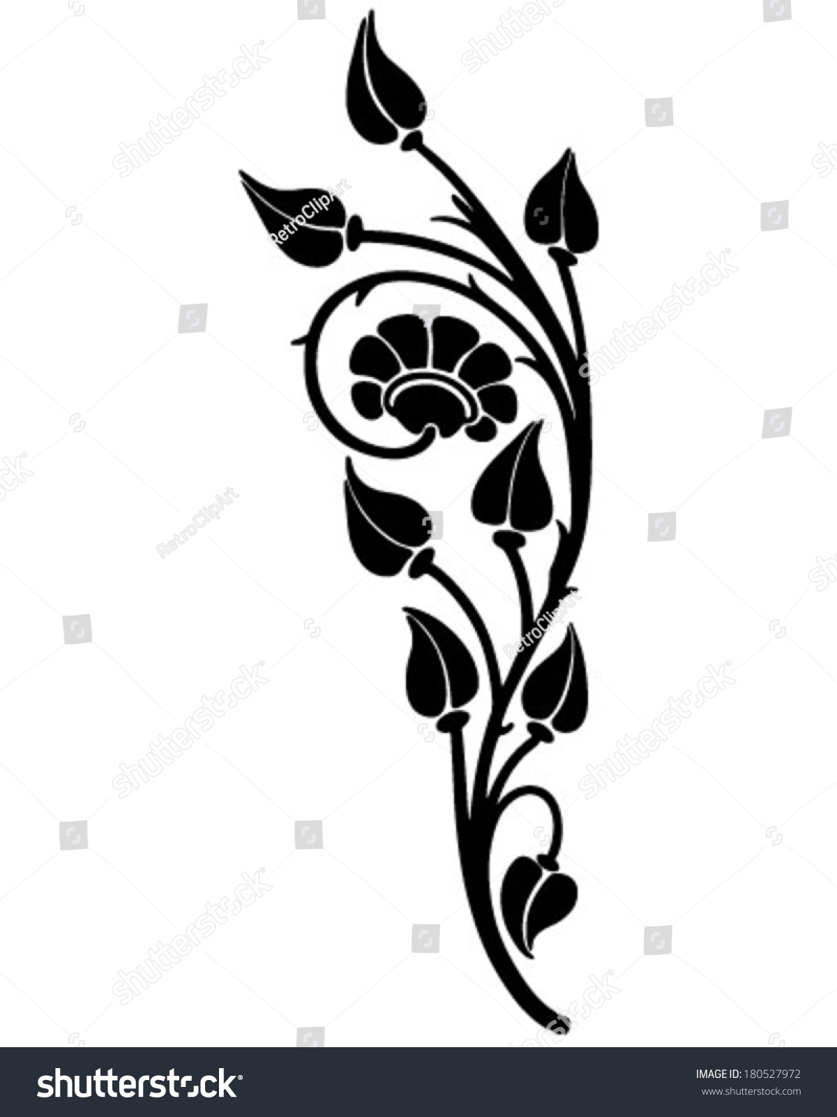 flower motif clip art - photo #29