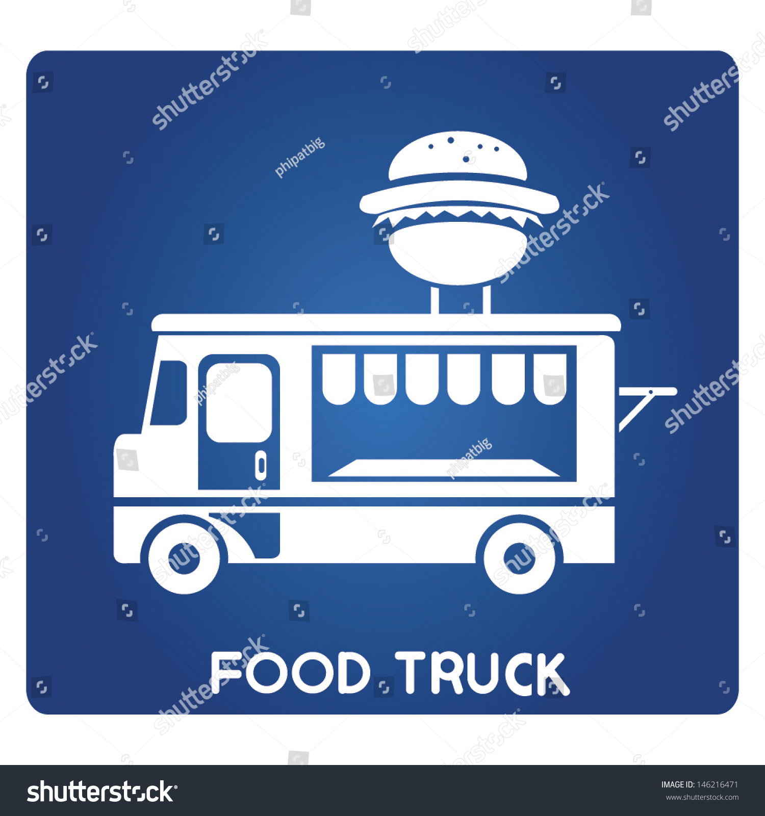 Food Truck Stock Vector Illustration 146216471 : Shutterstock