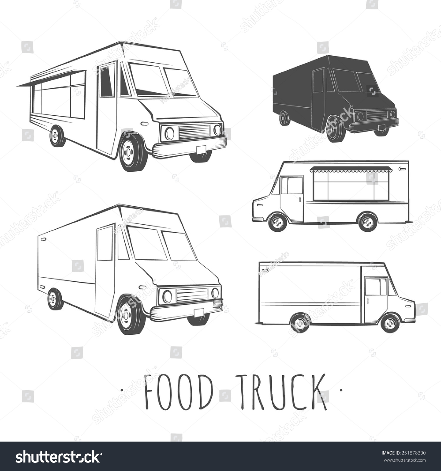 food-truck-blank-stock-vector-illustration-251878300-shutterstock