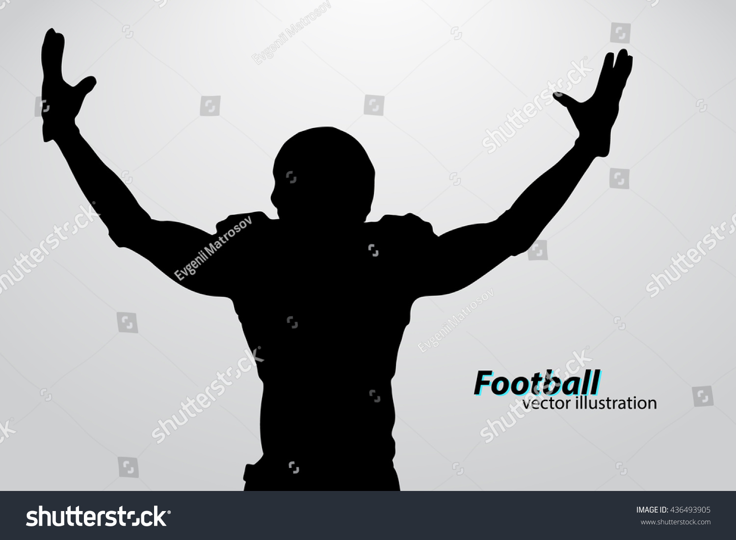 football player silhouette Background and text on a separate layer color can be changed in one click Rugby American football football player silhouette Background and text on a separate layer color can be changed in one click Rugby American football