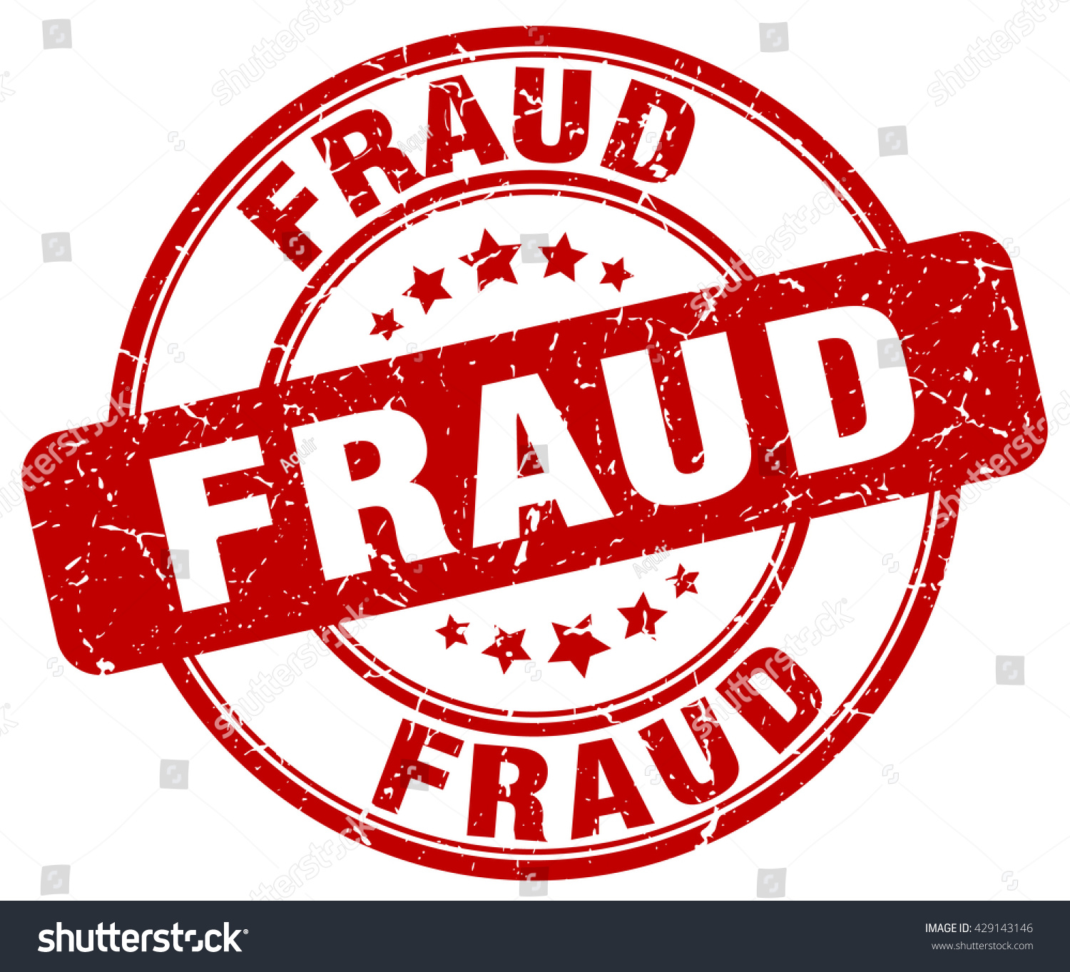 Fraud. Stamp Stock Vector 429143146 : Shutterstock