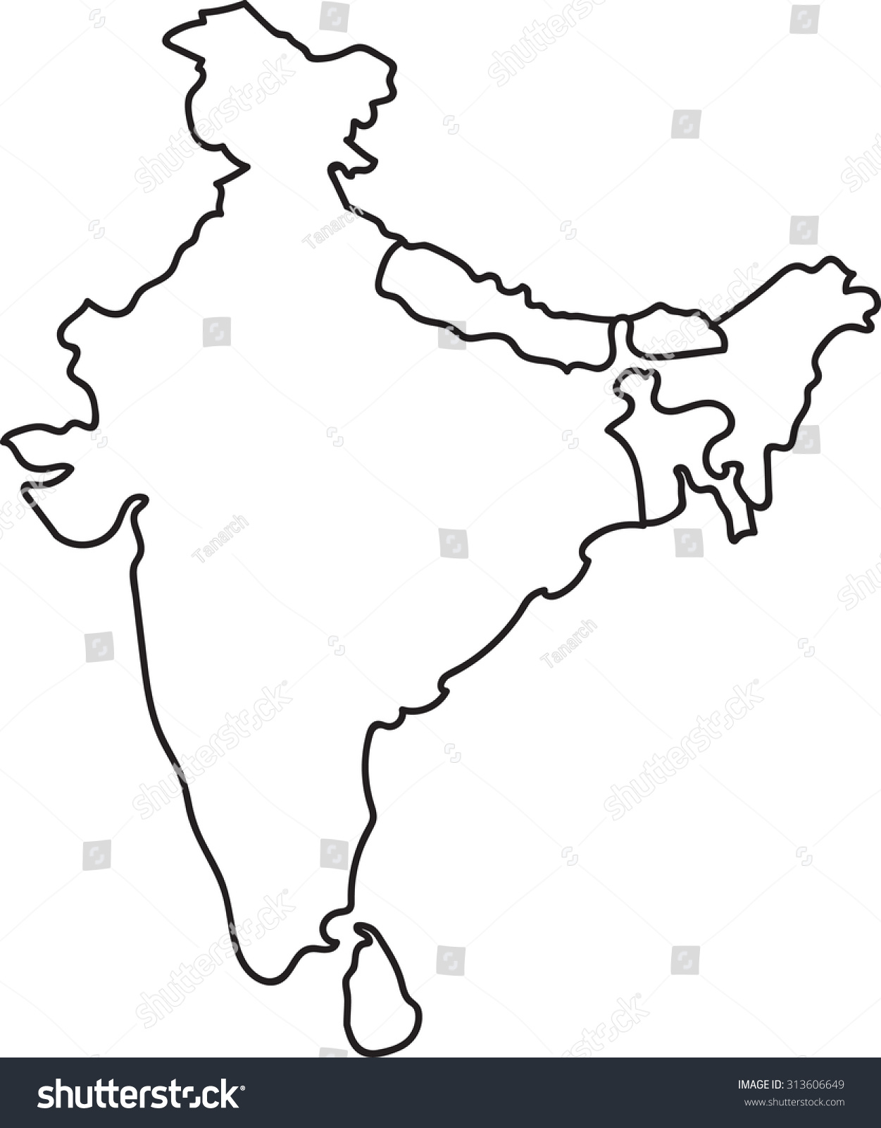 india map clipart vector - photo #39