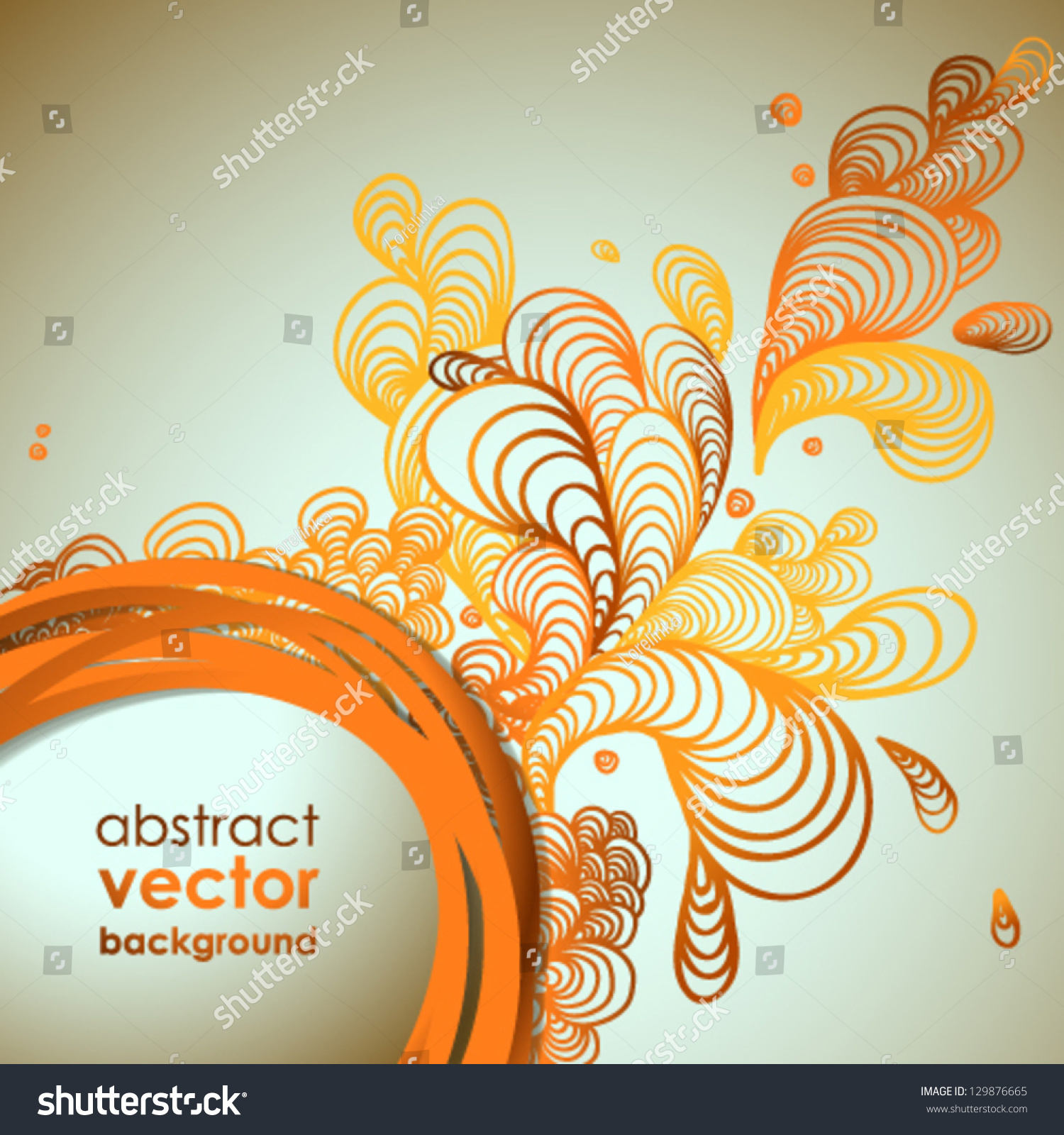 Funky Graphic Design - Abstract Background Stock Vector Illustration