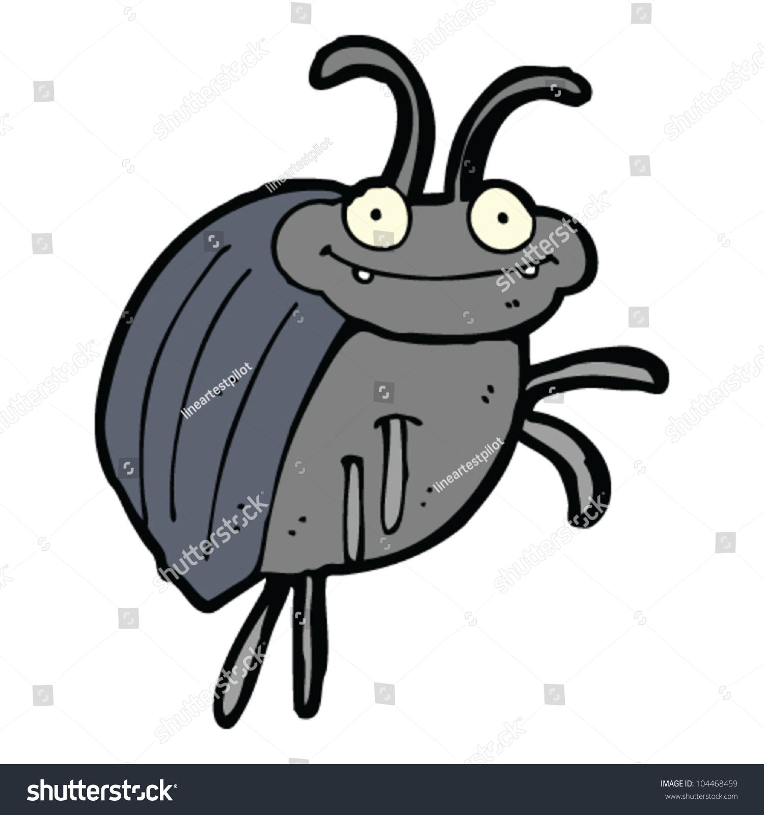 Funny Bug Cartoon Stock Vector Illustration 104468459 Shutterstock