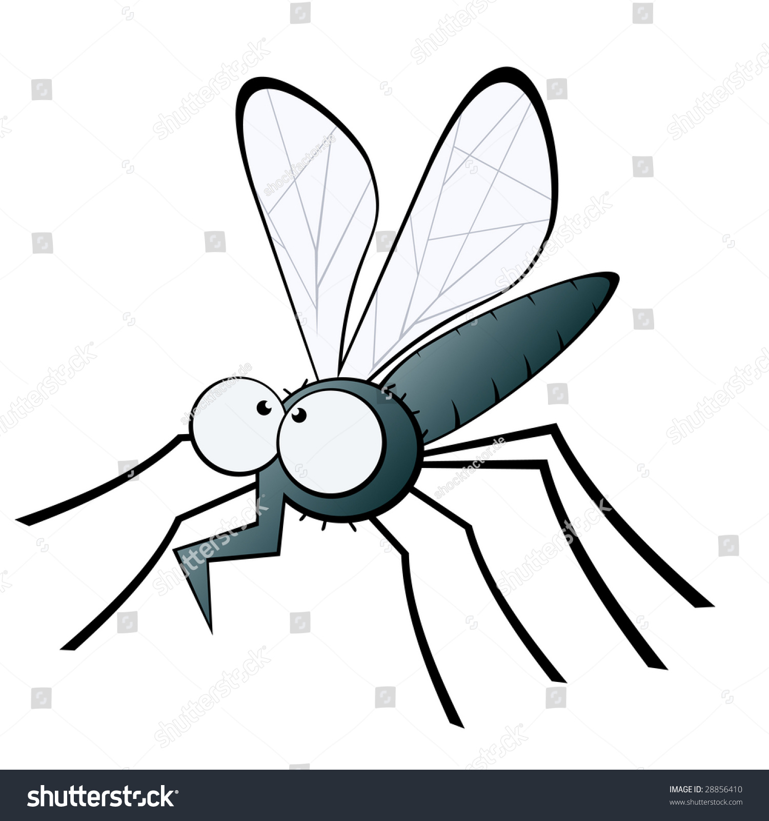 free cartoon mosquito clipart - photo #43